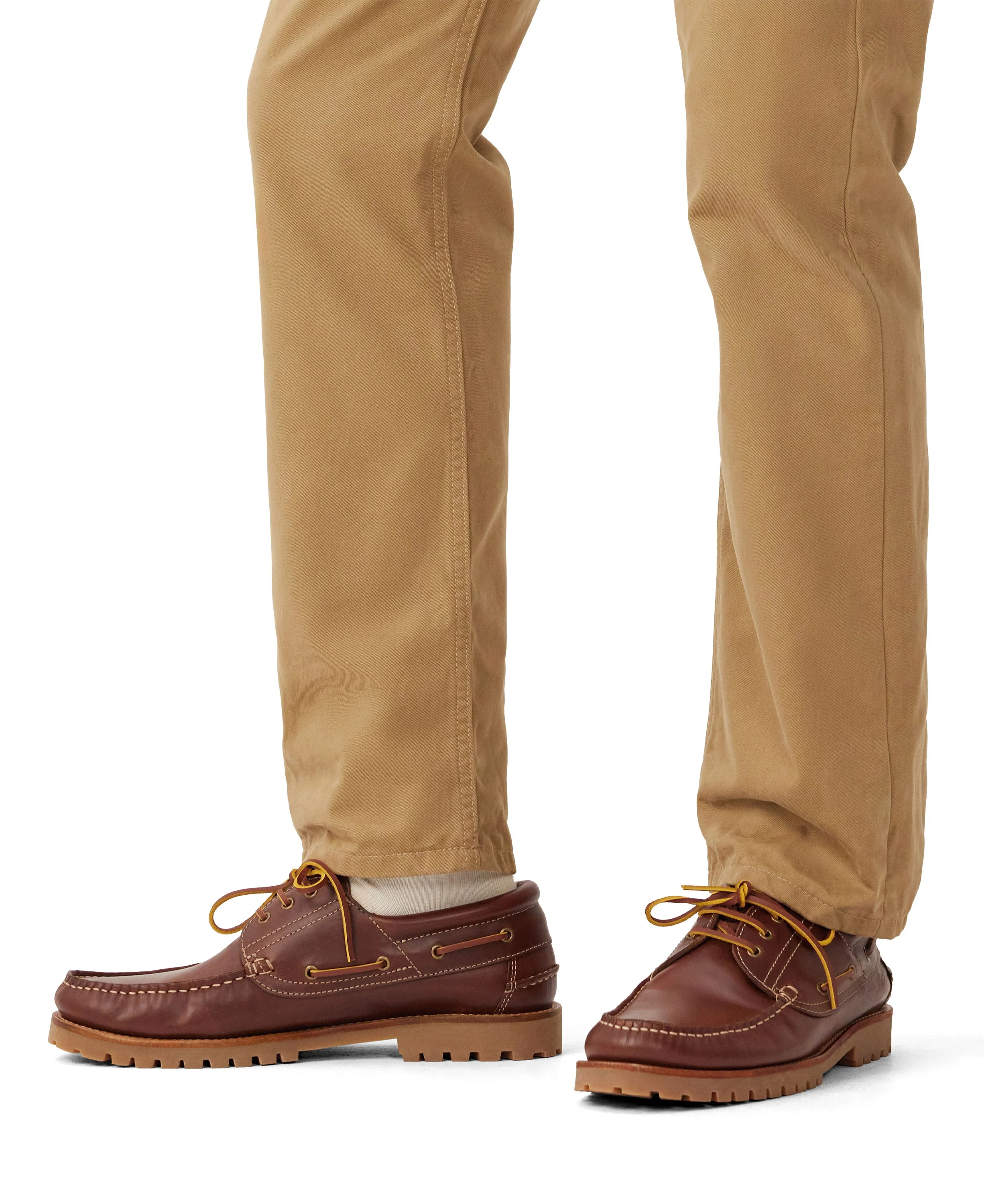 Dockyard Moccasin Boat Shoes - Brown Leather - Image 2