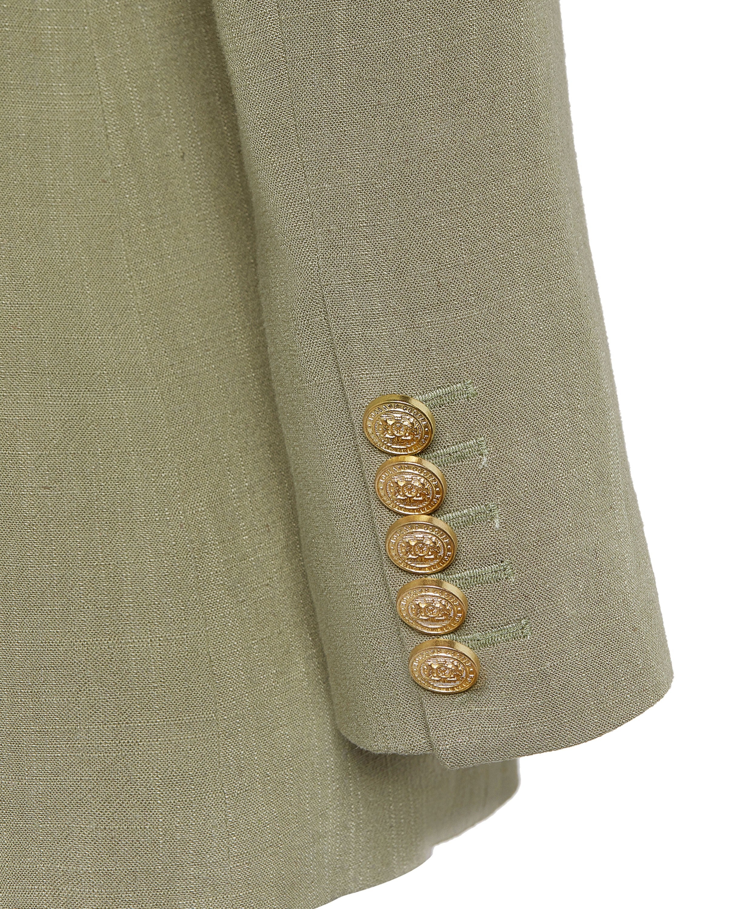 Double Breasted Blazer - Sage Linen - Image 6