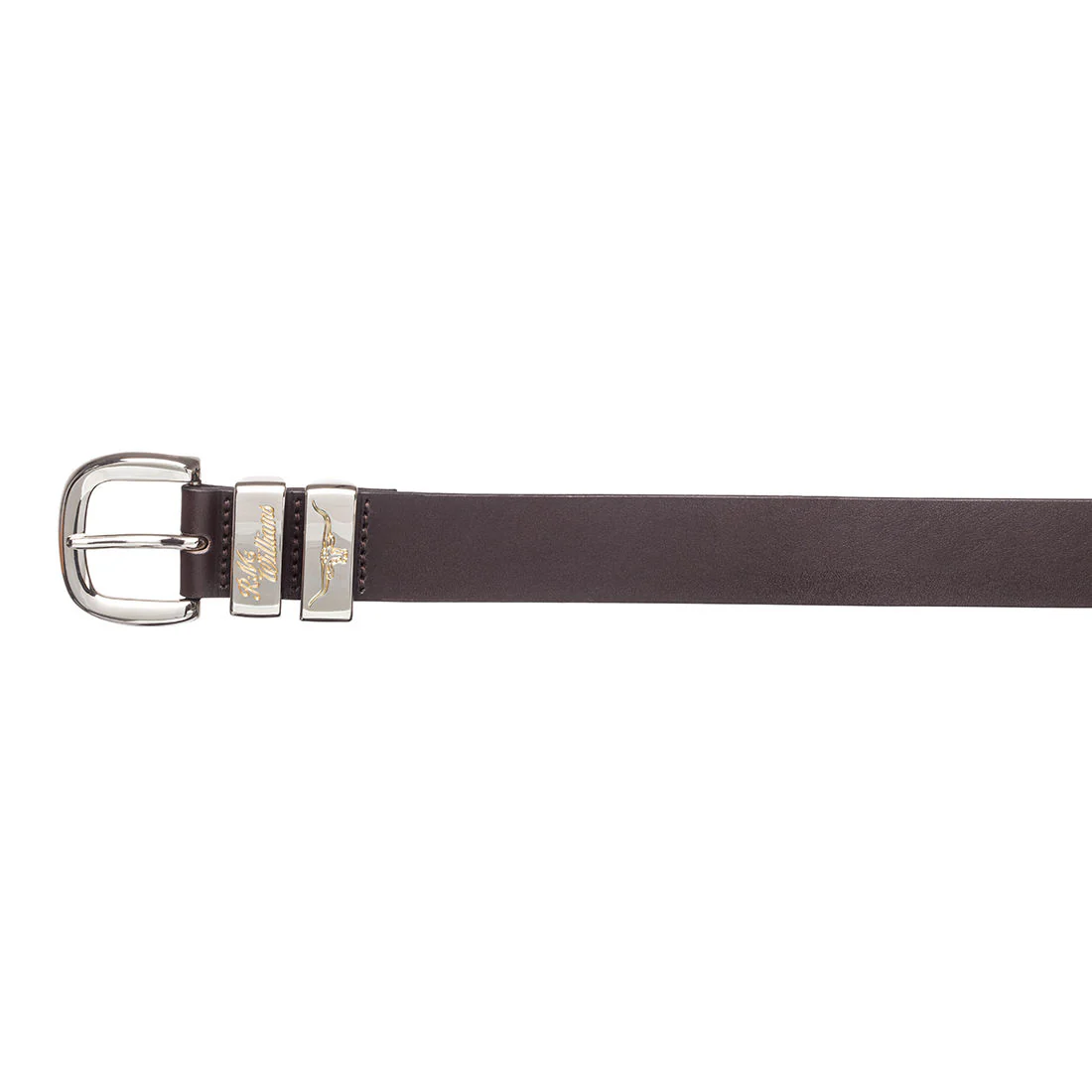 Drover Belt - Chestnut/Nickel Buckle - Image 3