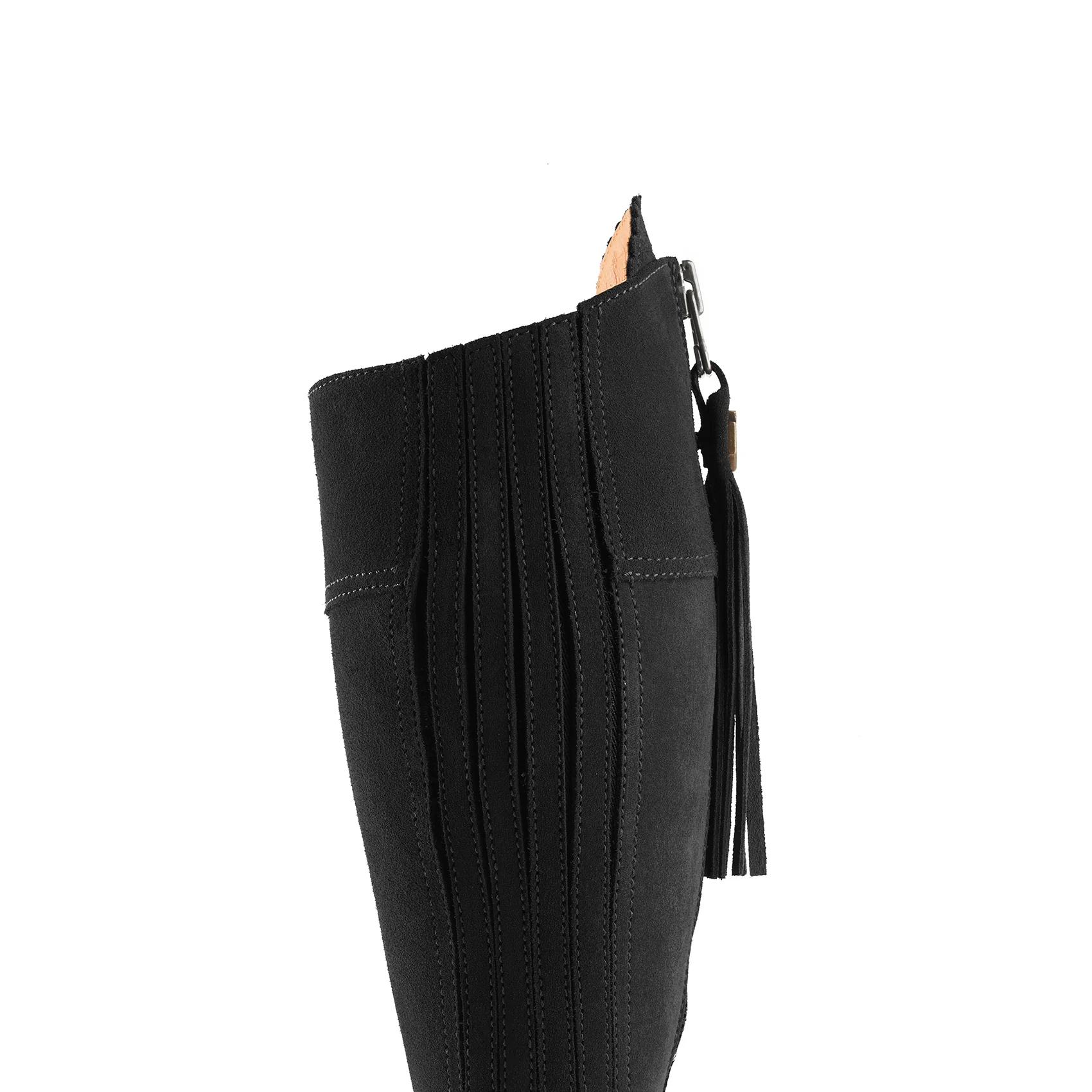 Regina Heeled Boot - Black - Image 4