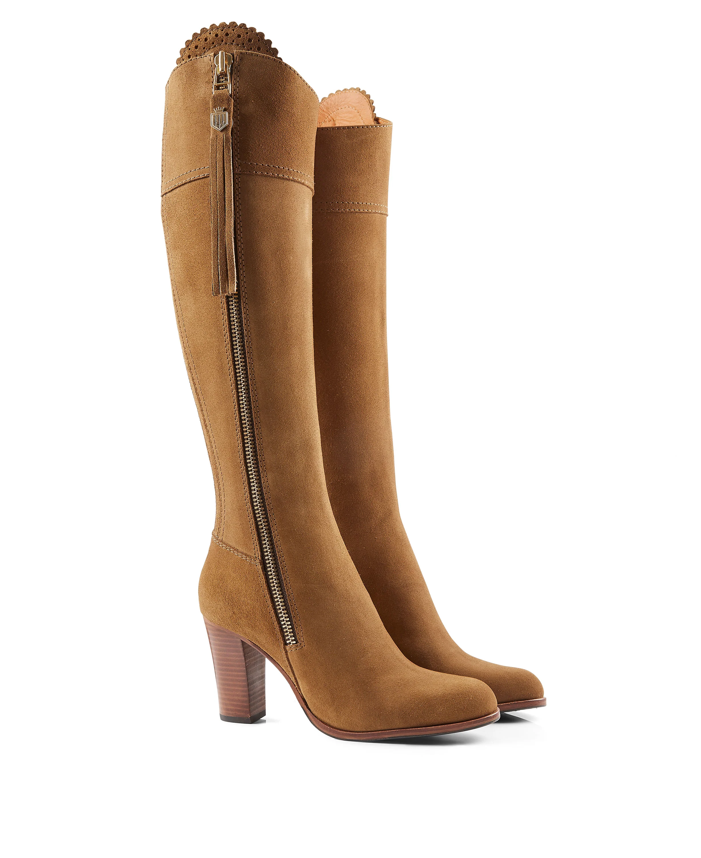 Regina High Heeled Boot - Tan - Image 2