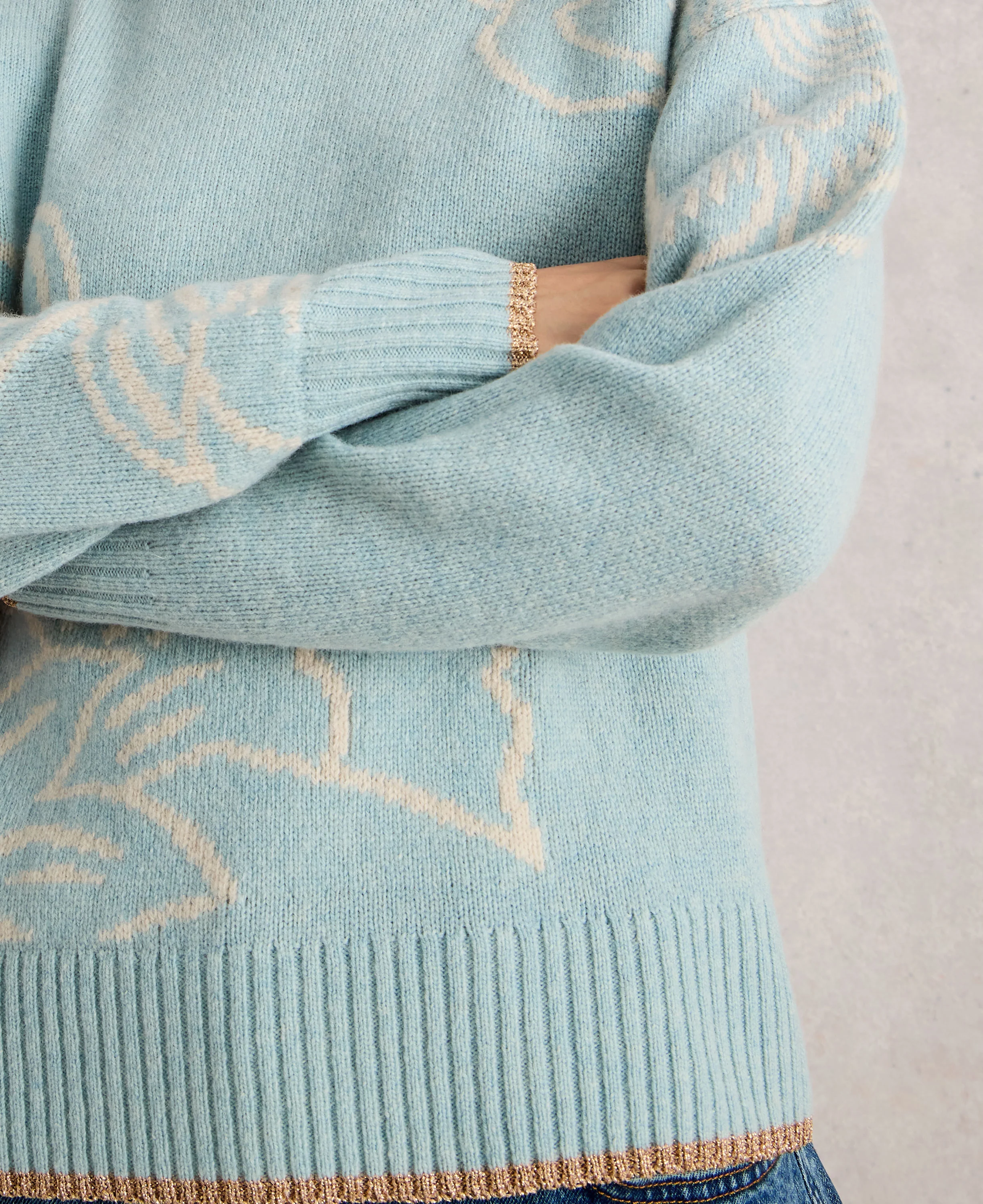 Fenella Floral Jumper - Blue Multi - Image 5