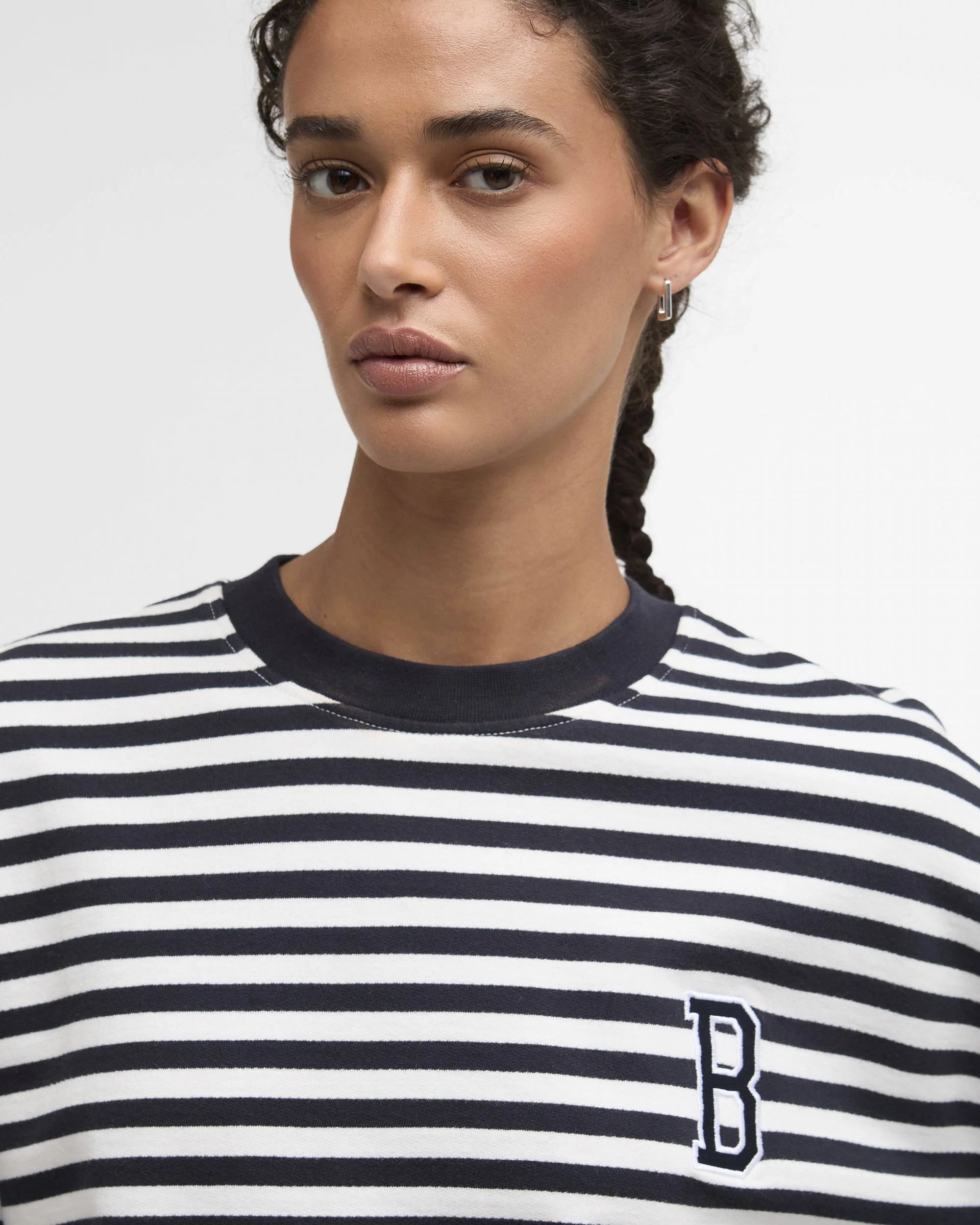 Gabby Sweatshirt - Dark Navy Stripe - Image 3