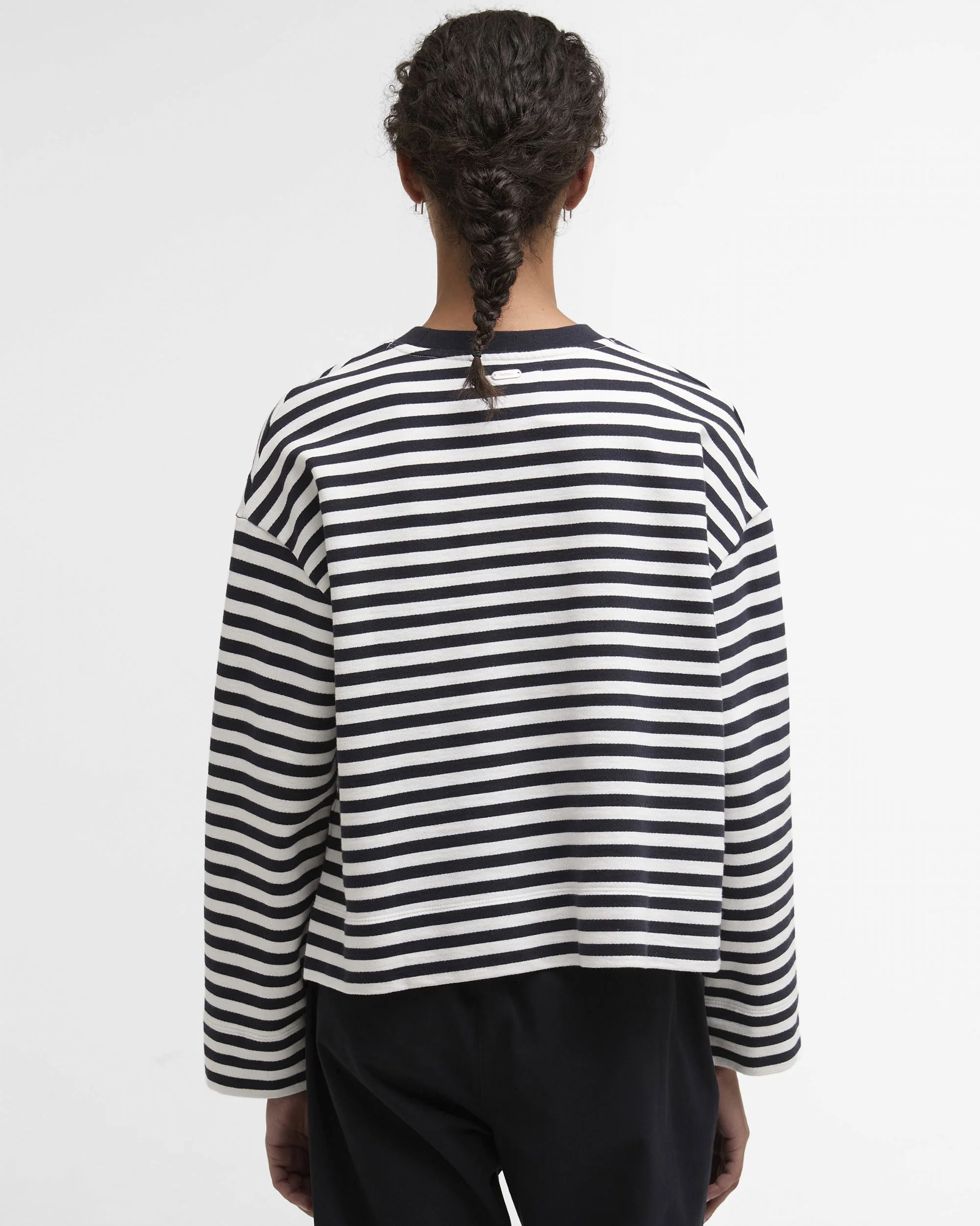 Gabby Sweatshirt - Dark Navy Stripe - Image 5