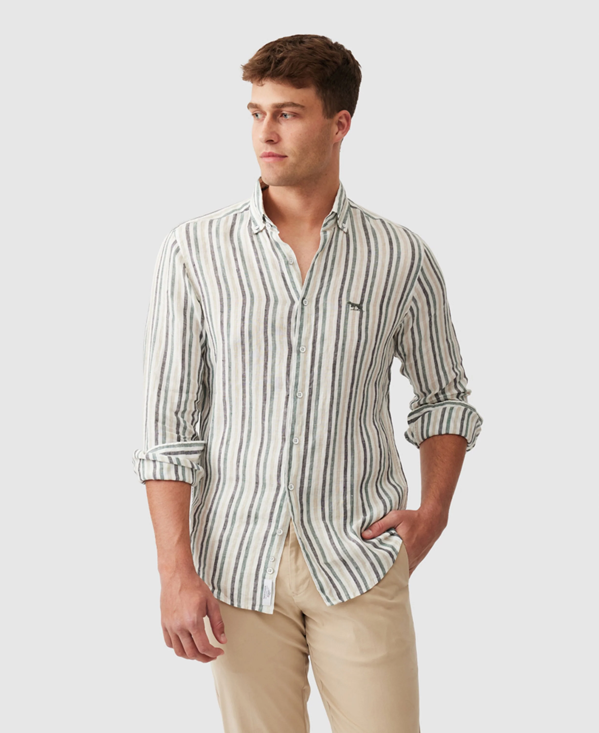 Gimmerburn Sports Fit Shirt - Leaf - Image 2