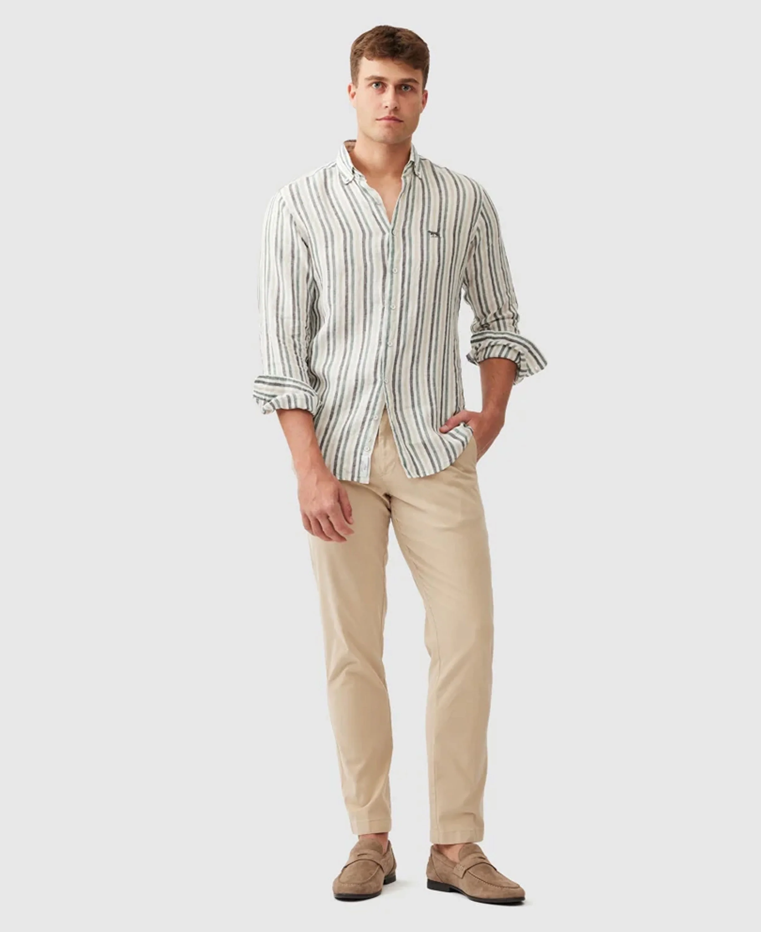 Gimmerburn Sports Fit Shirt - Leaf - Image 3