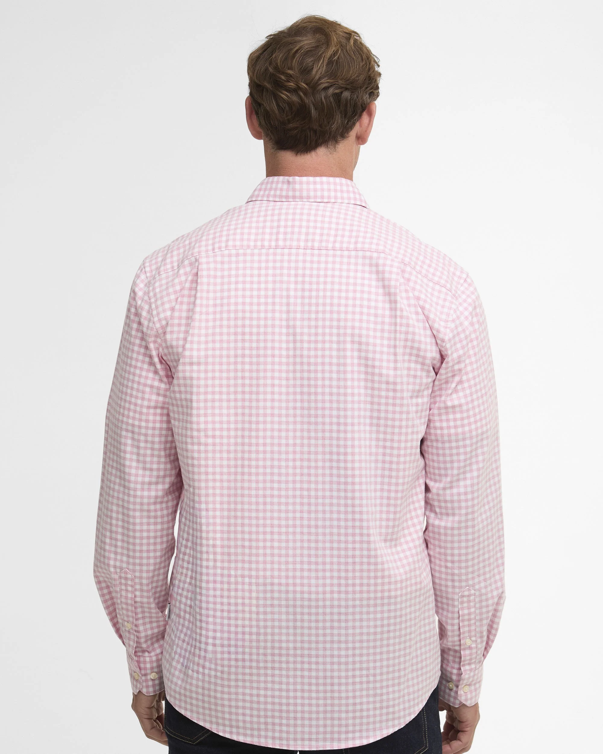 Gingham Aukside Regular Shirt - Pink - Image 3