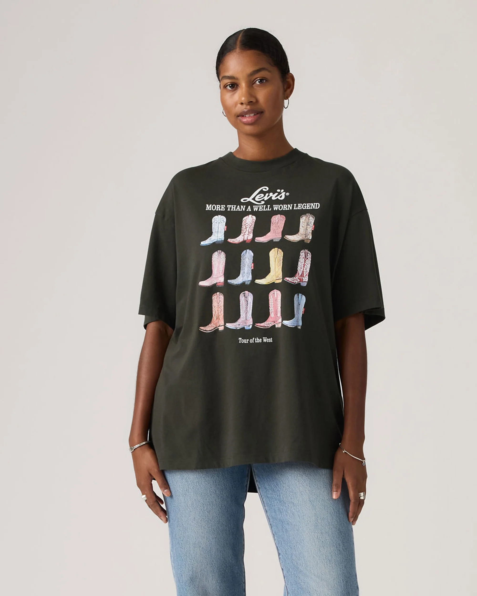 Graphic Short Stack Tee - All The Boots - Image 2