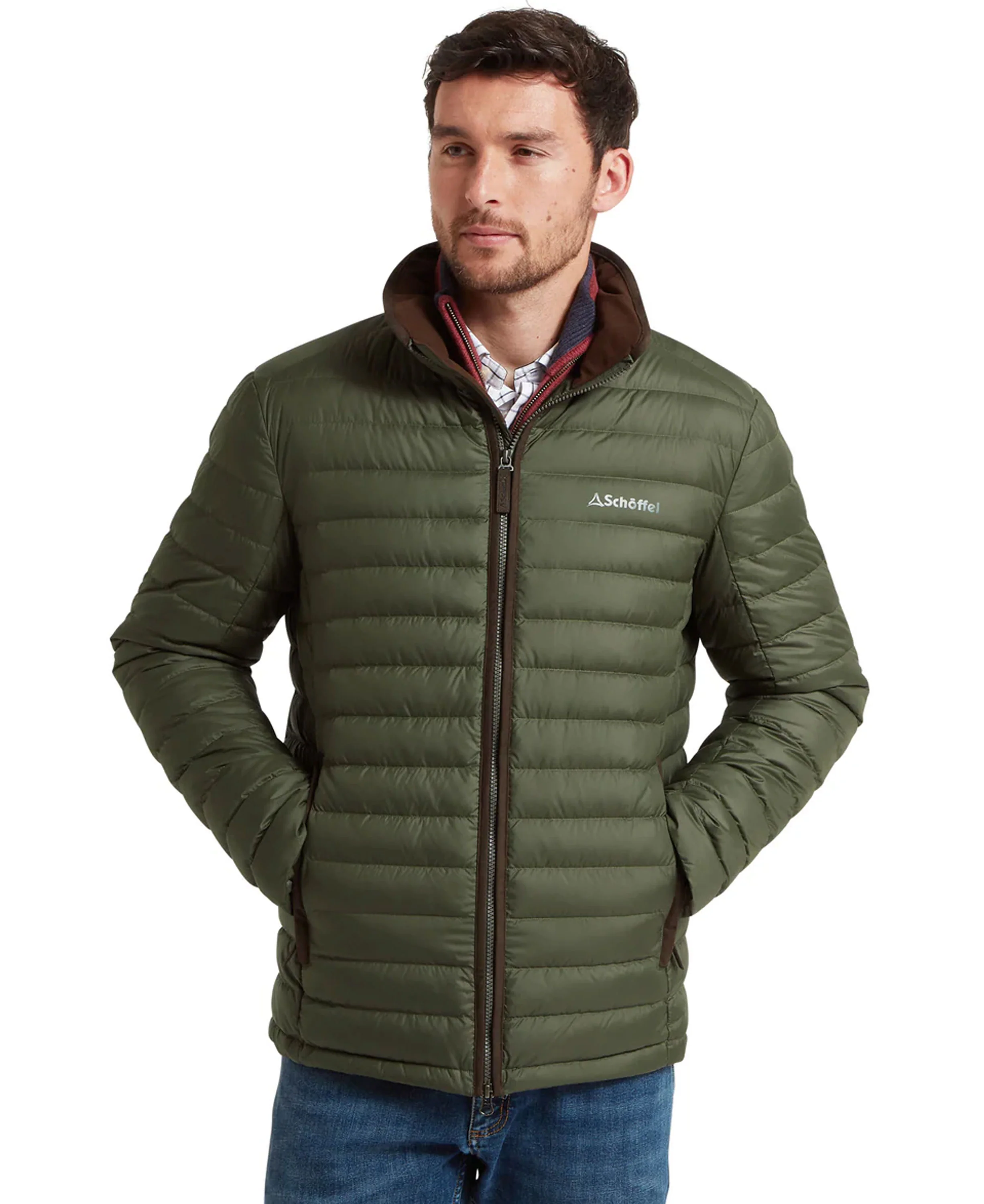 Hallaton Down Jacket - Woodland - Image 2