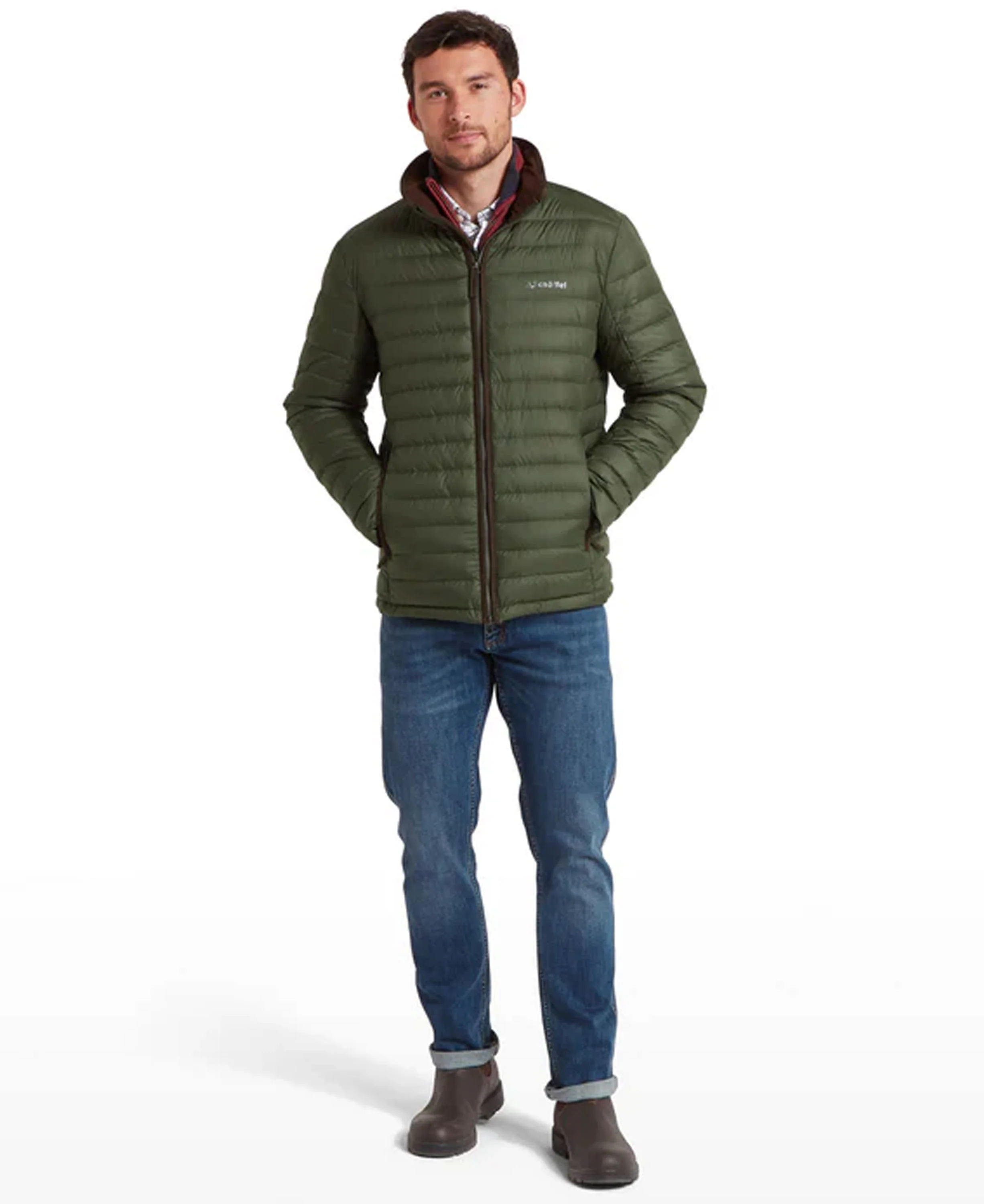 Hallaton Down Jacket - Woodland - Image 4