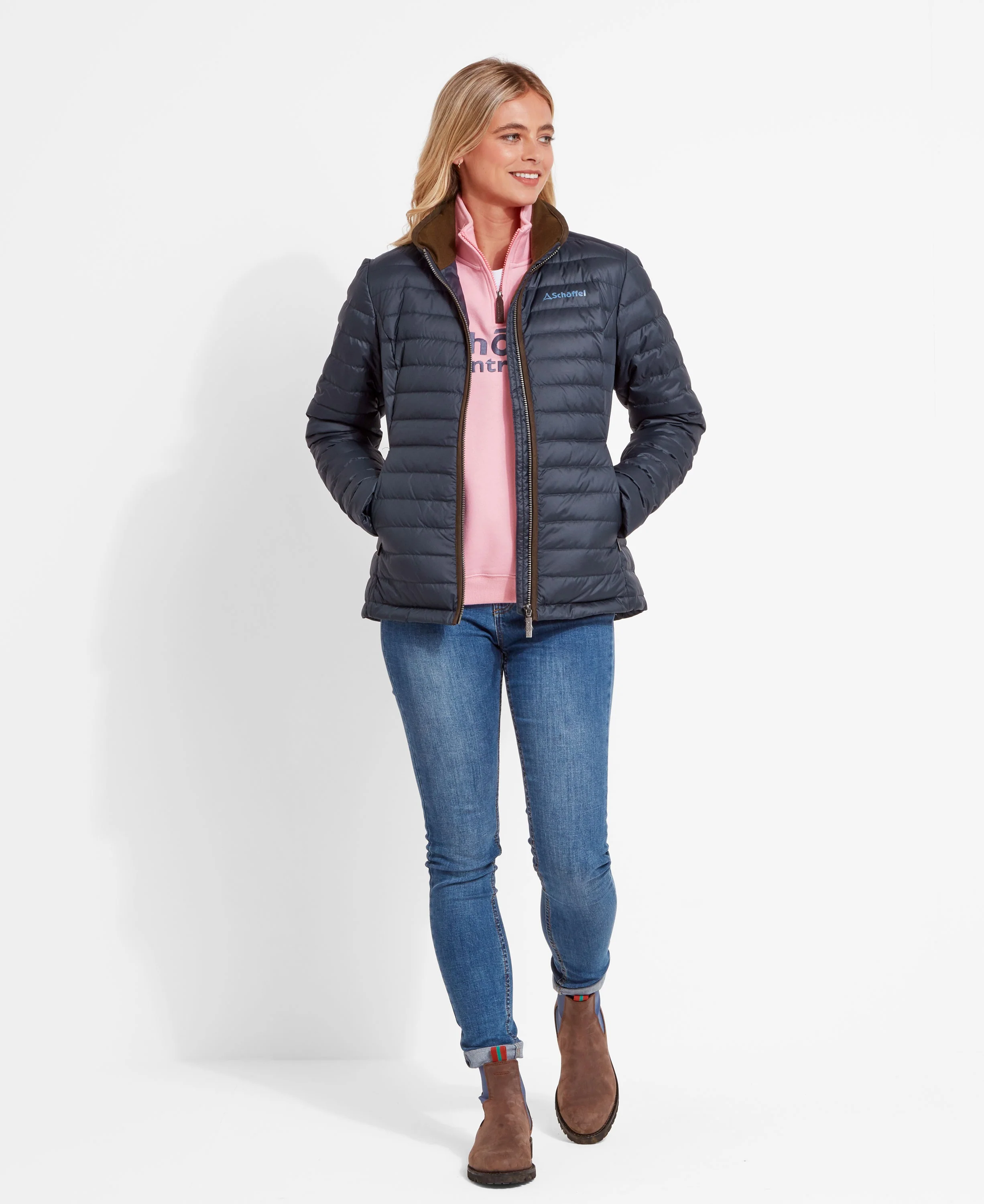 Hambleton Down Jacket - Petrol Blue - Image 4