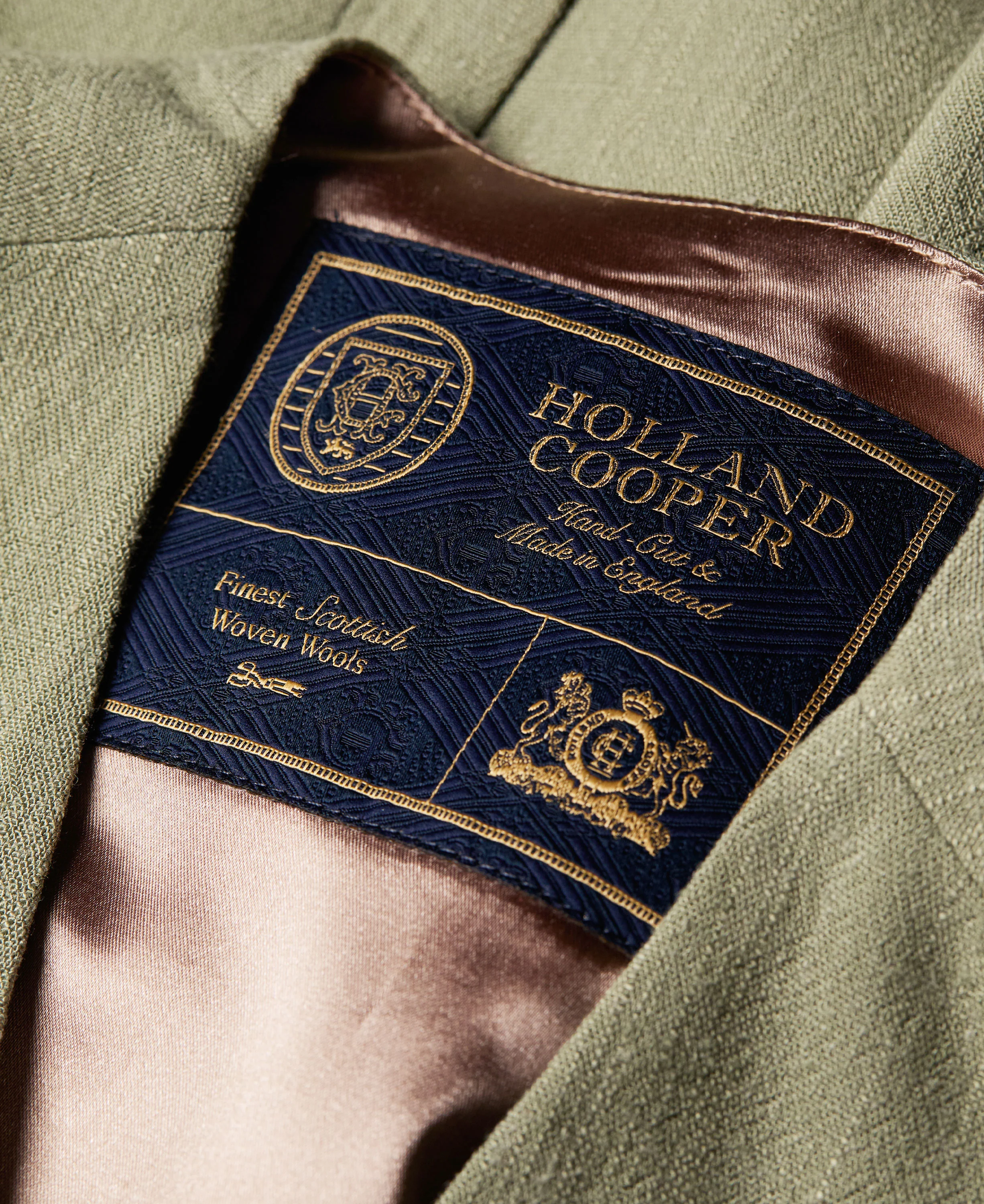 Hampton Waistcoat - Sage Linen - Image 6