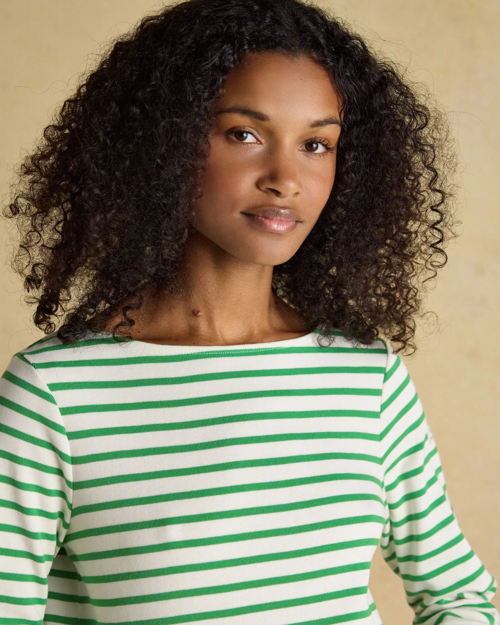 Harbour T-Shirt - Green Stripe - Image 4
