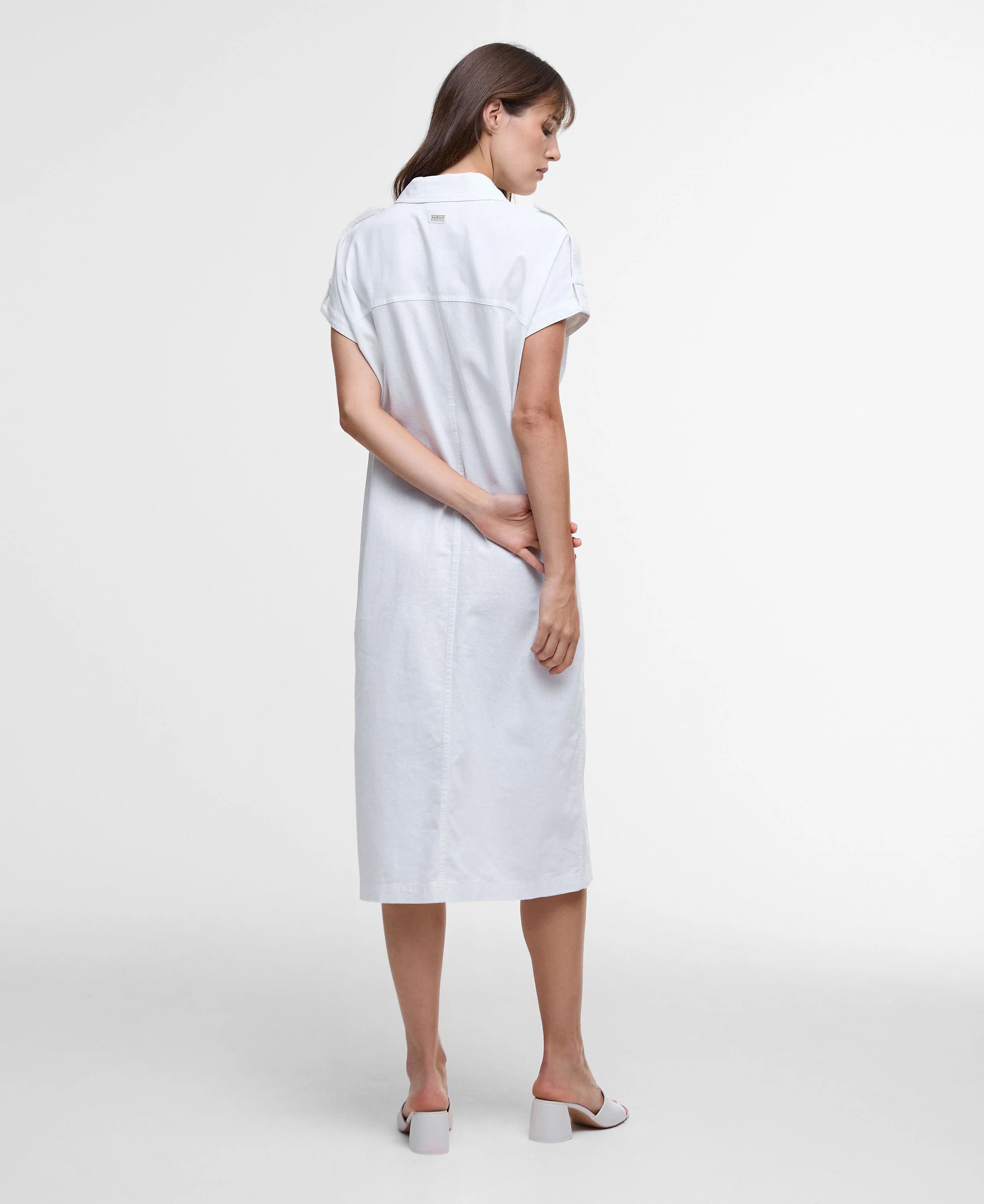 Harlow Midi Dress - White - Image 3