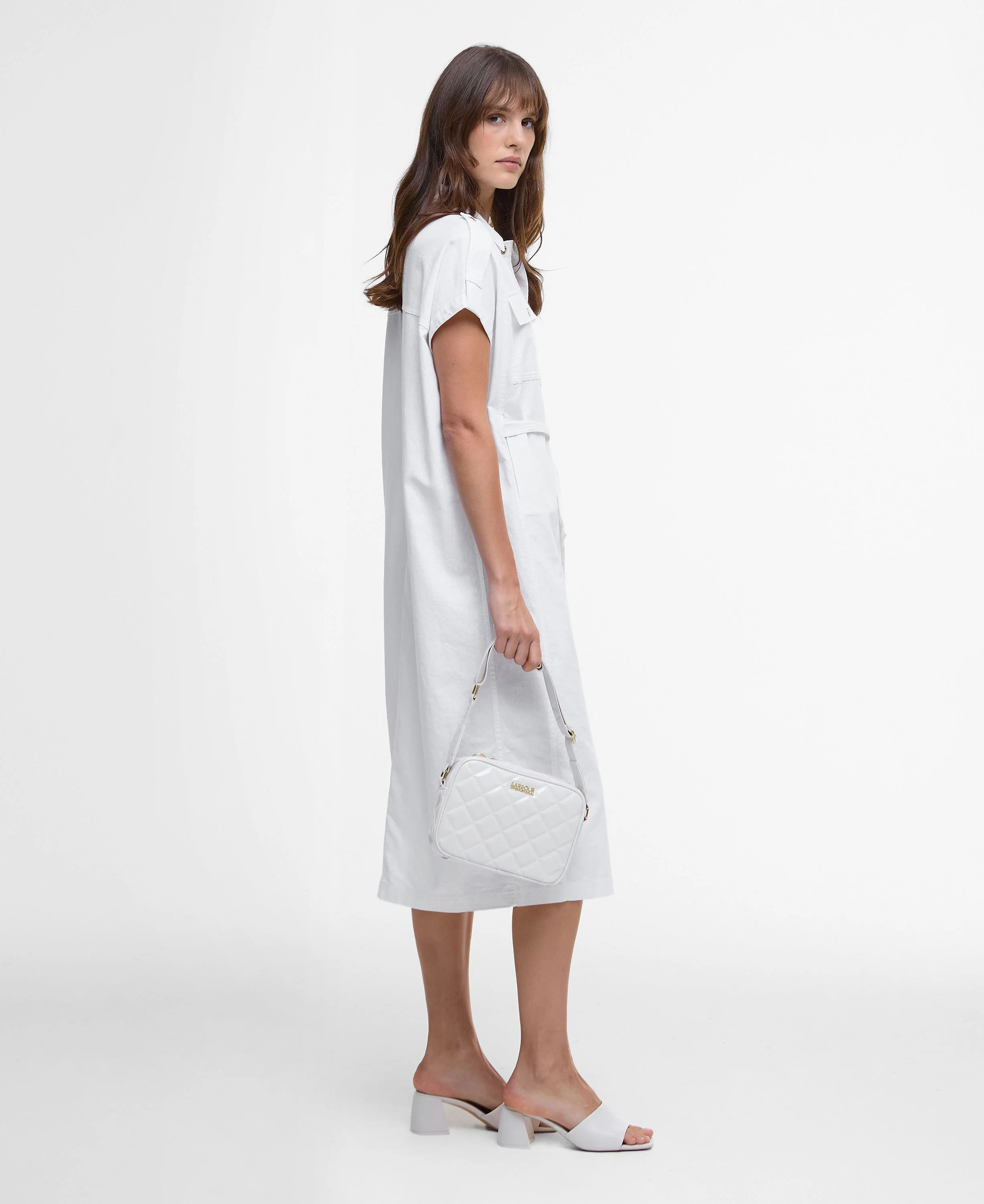 Harlow Midi Dress - White - Image 4