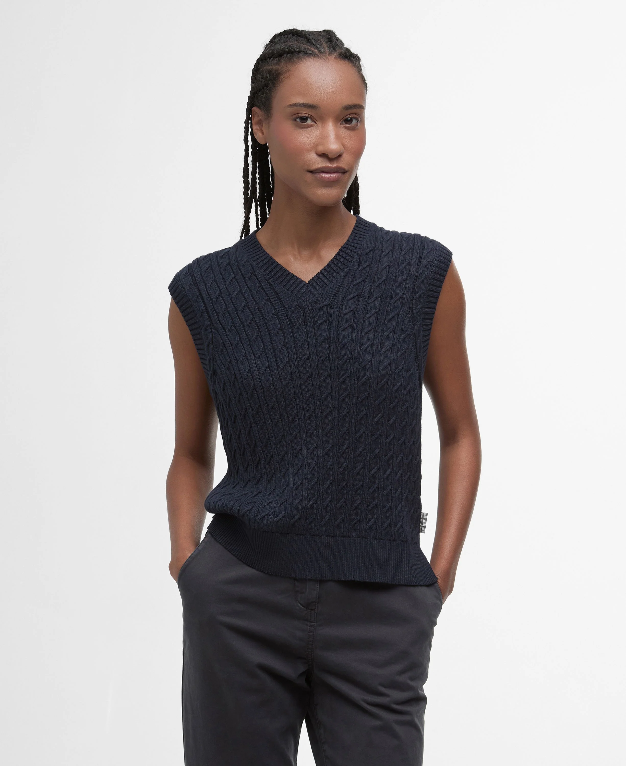 Hartland Sweater Vest - Navy - Image 2