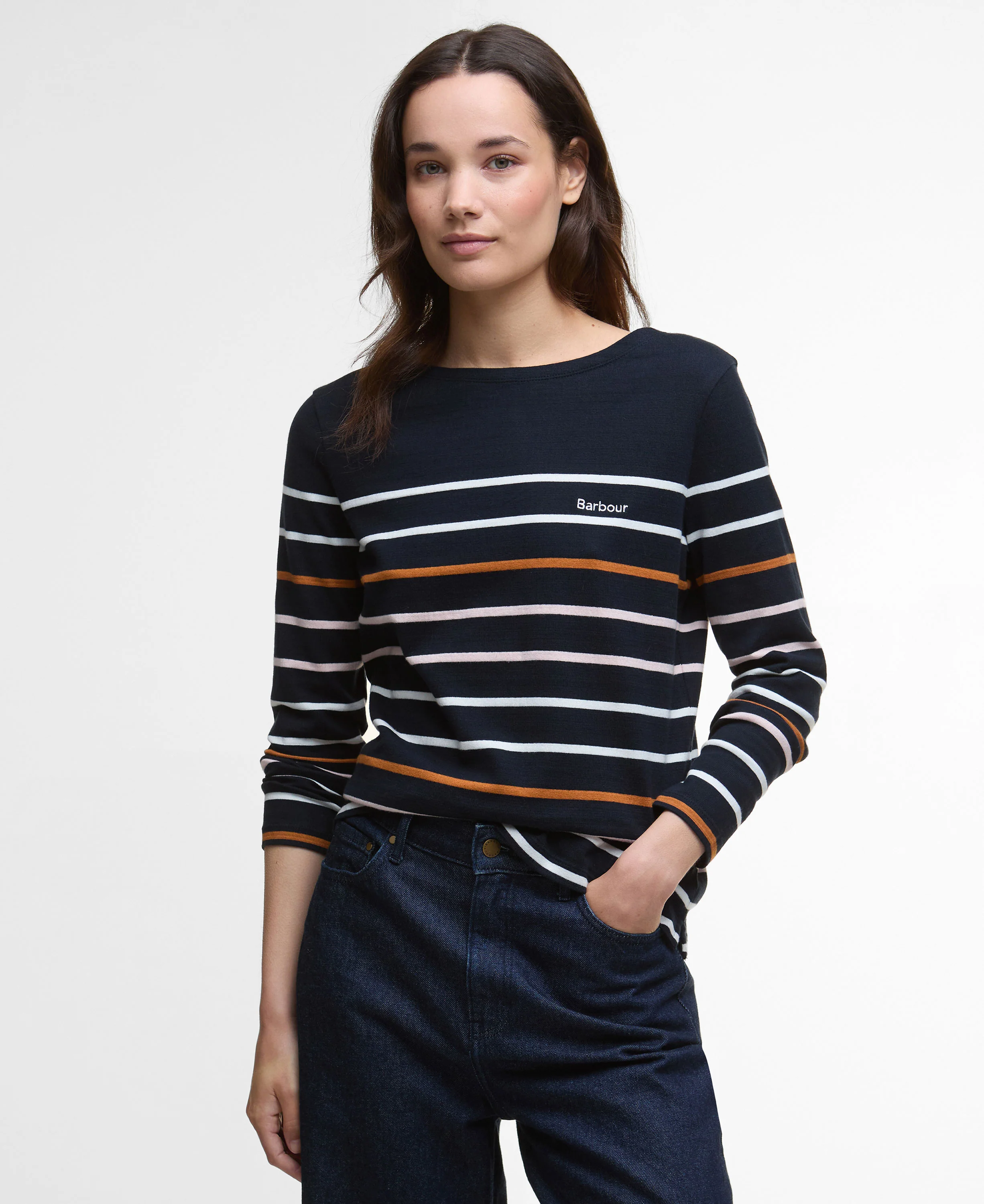 Hawkins Top - Navy Stripe - Image 2