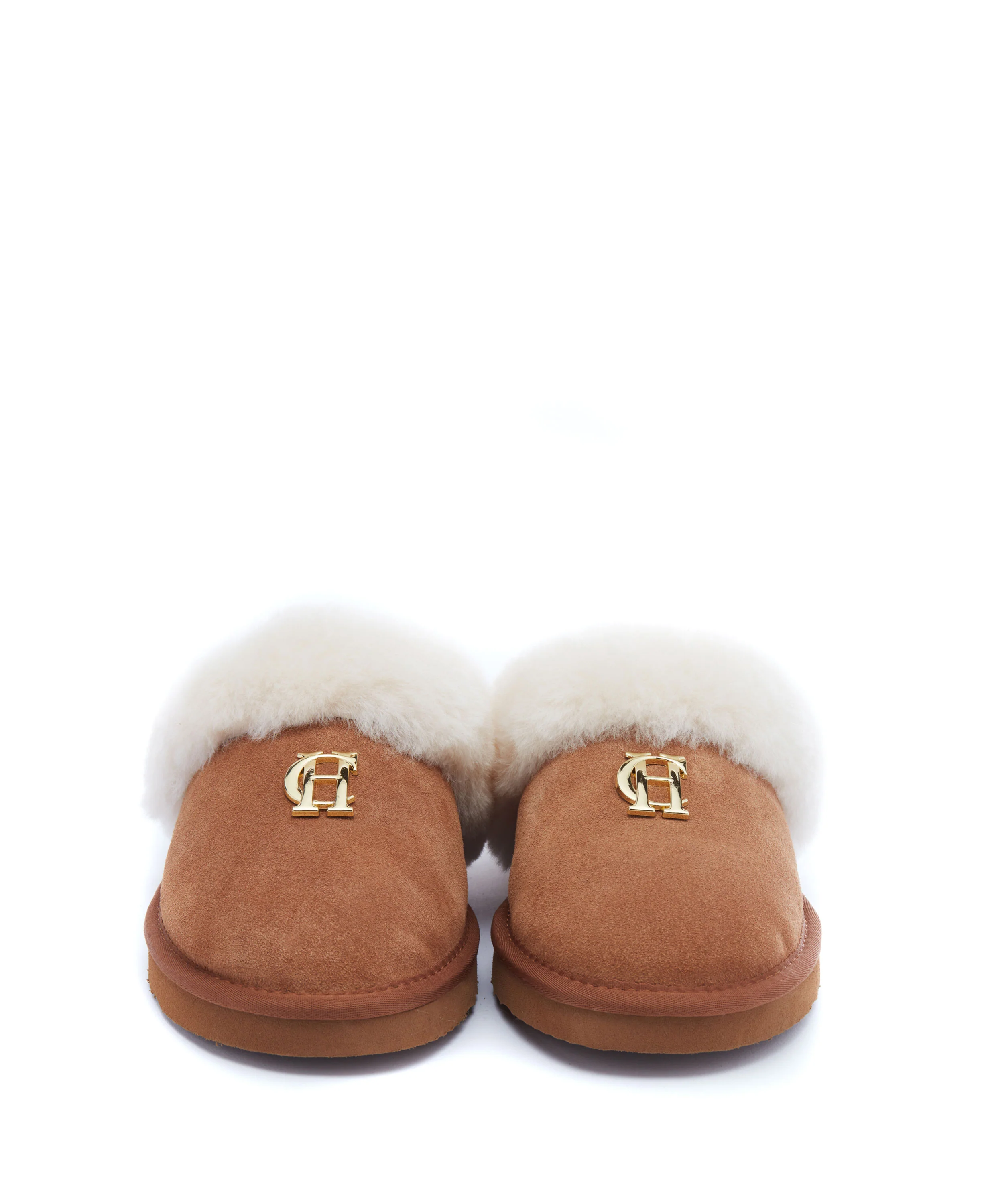 HC Shearling Slippers - Tan - Image 3