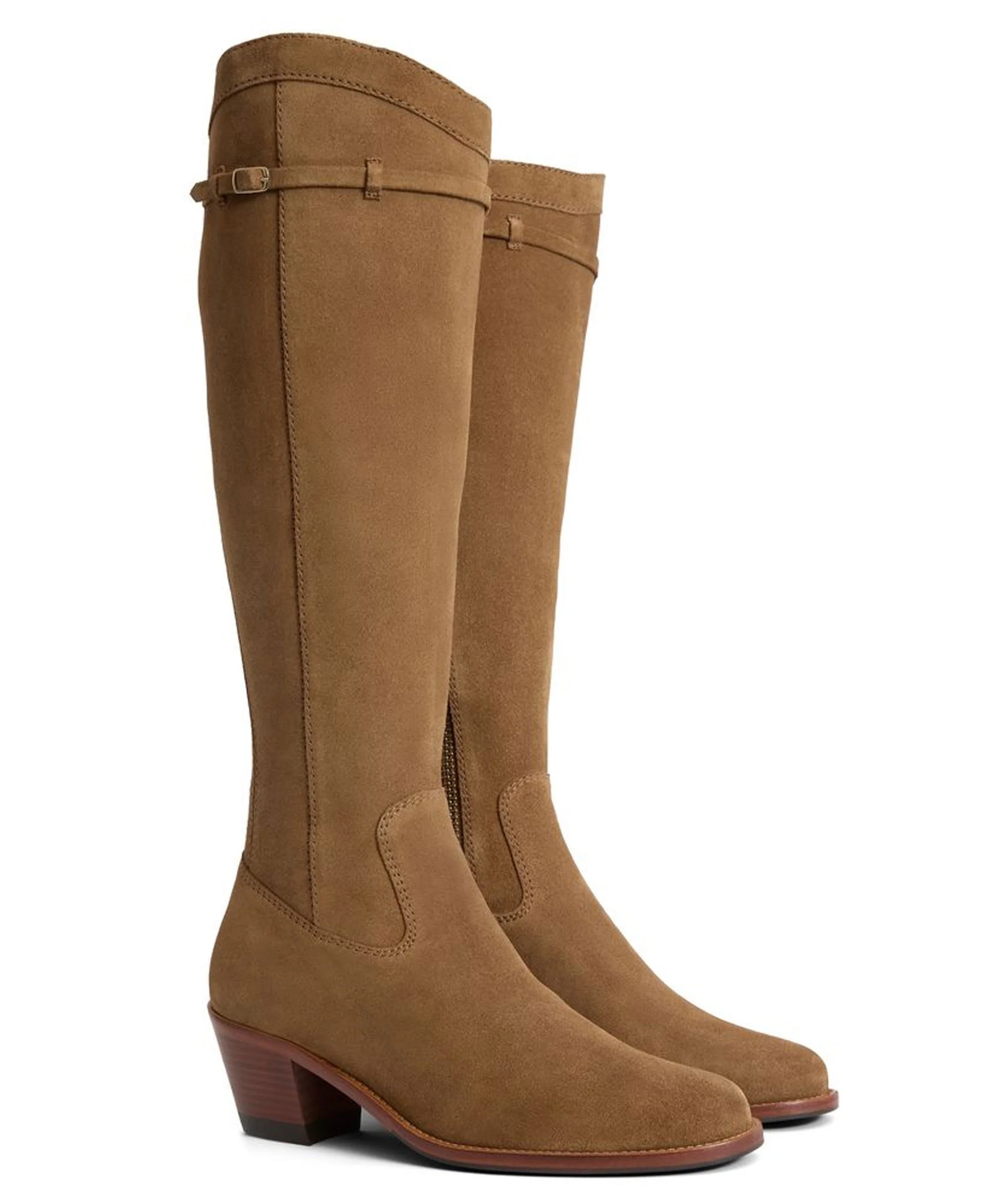Heeled Kimberley Boot - Tan - Image 2