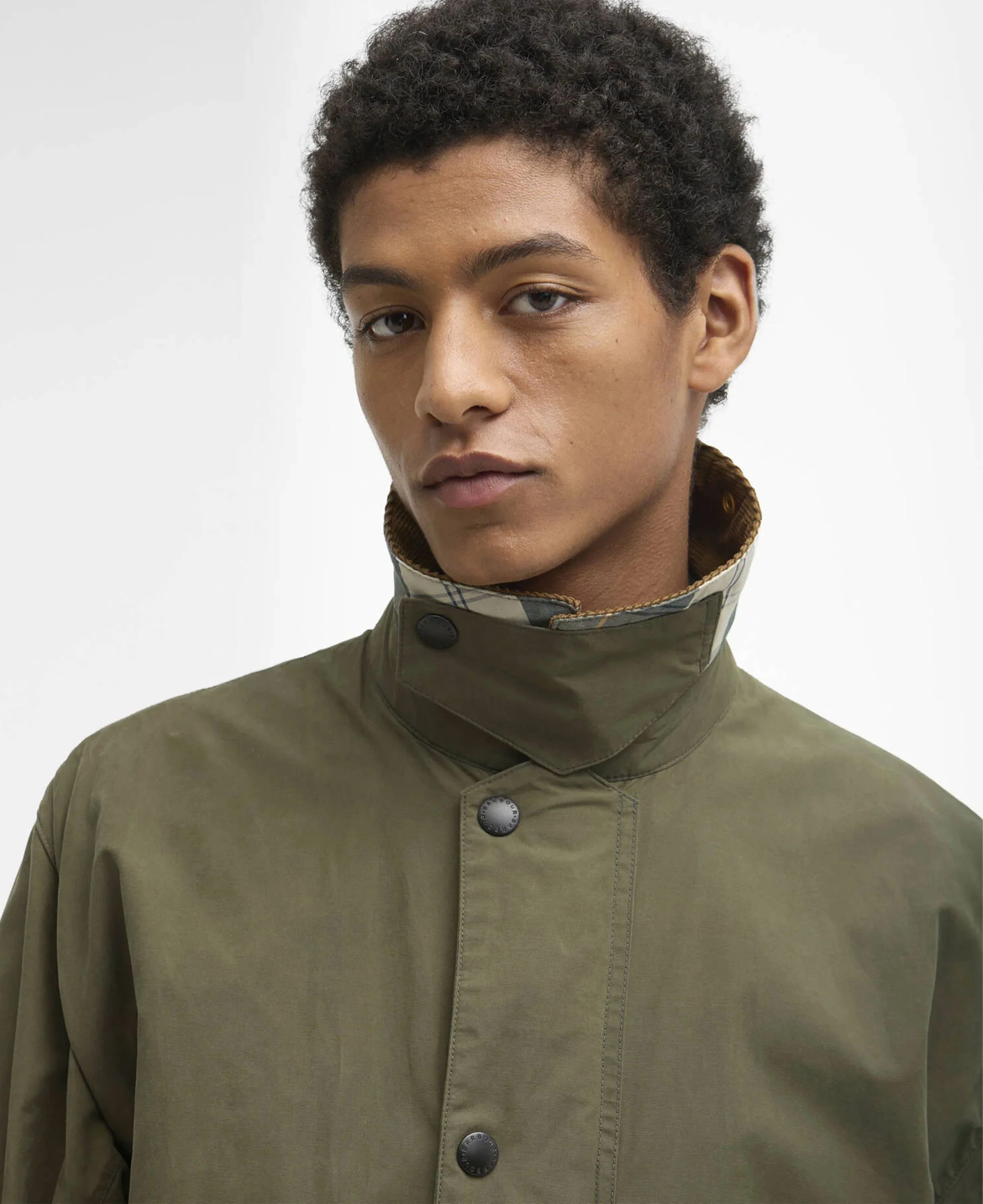 Icons Border Casual Jacket - Ivy Green - Image 4