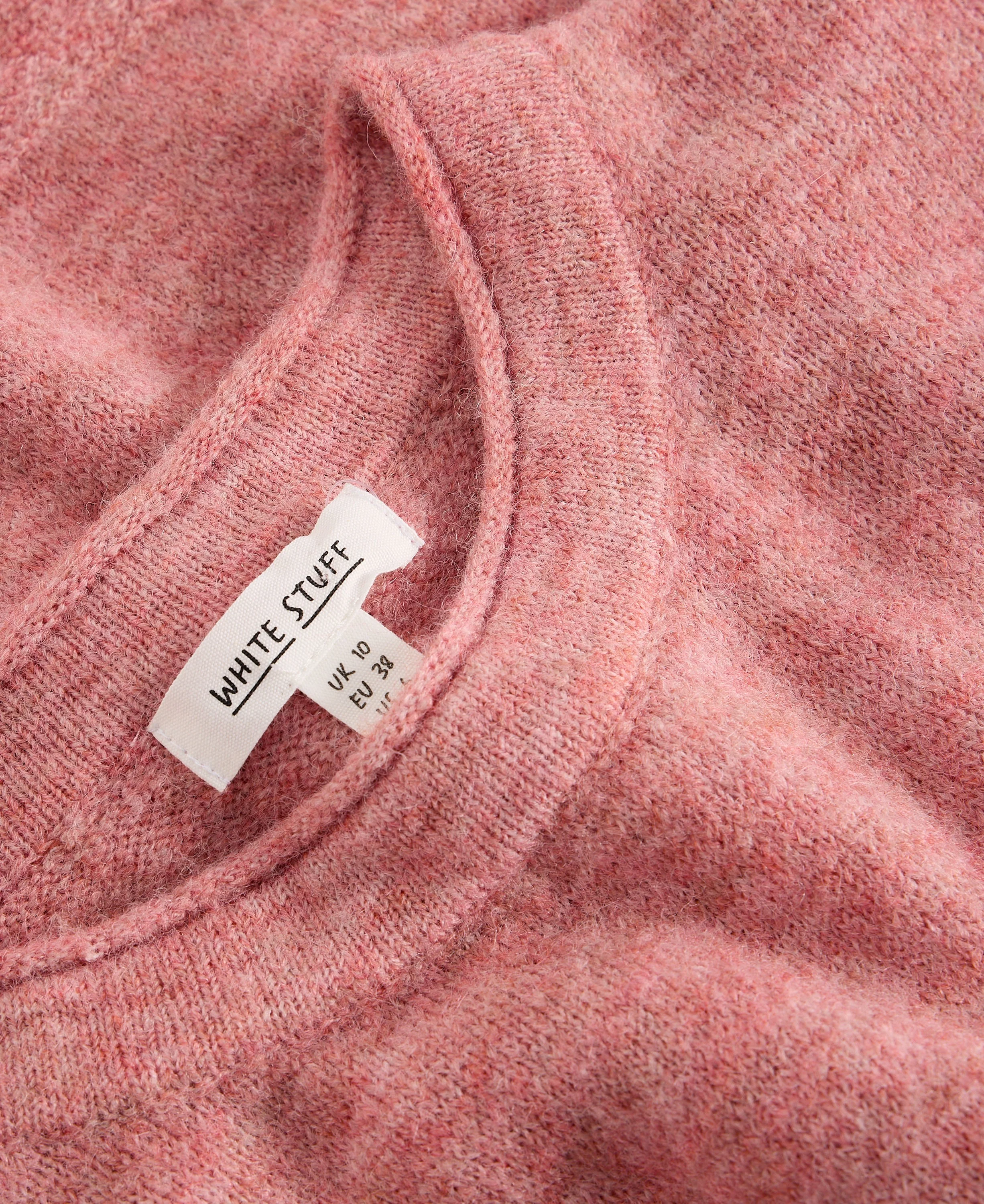 Kate Knitted Tee - Mid Pink - Image 6