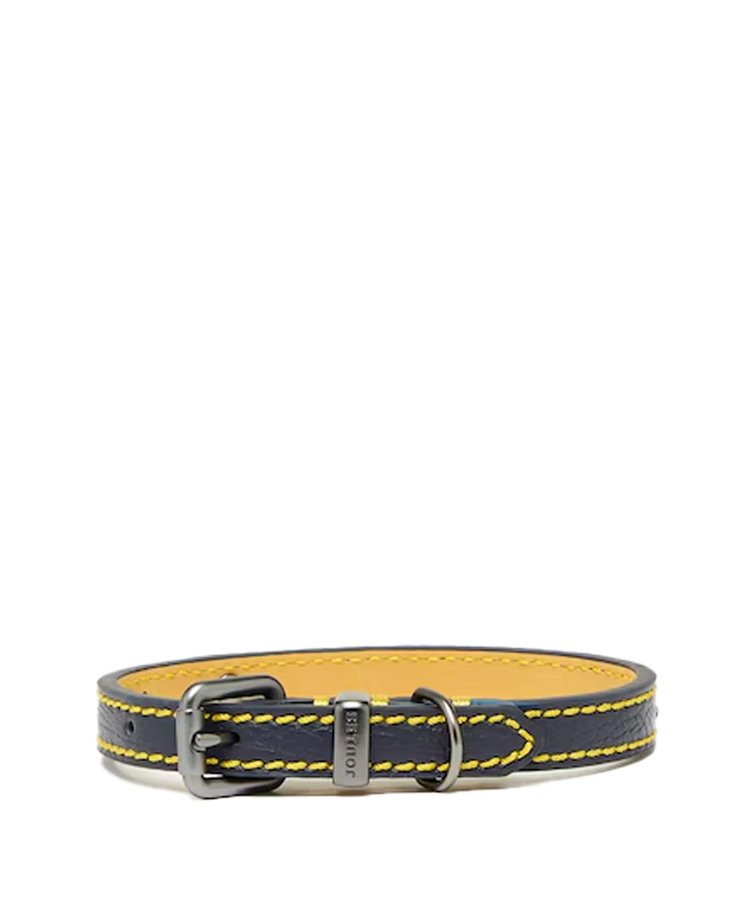 Leather Collar Large - Navy