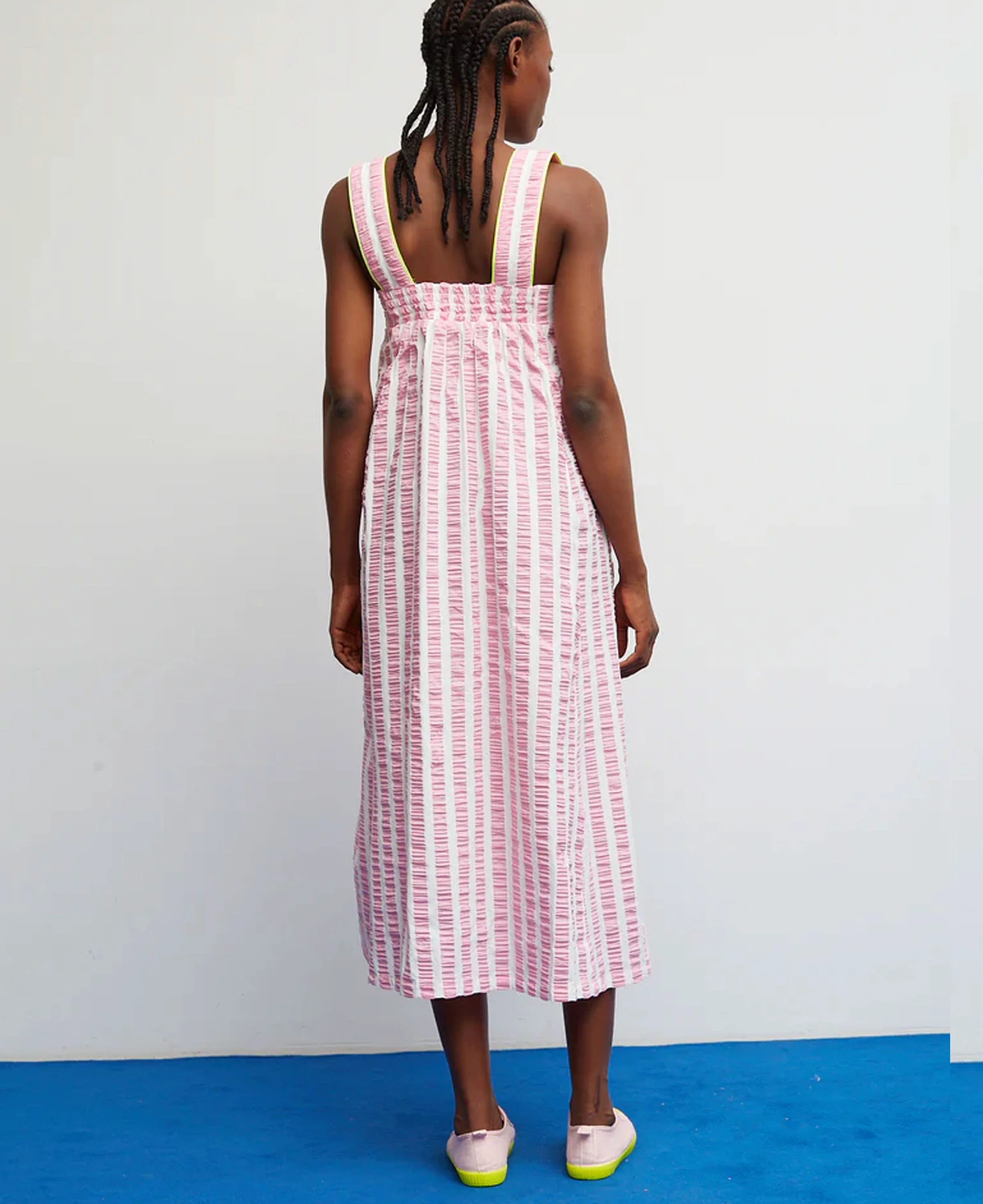 Lemonade Dress - Rose Stripes - Image 3
