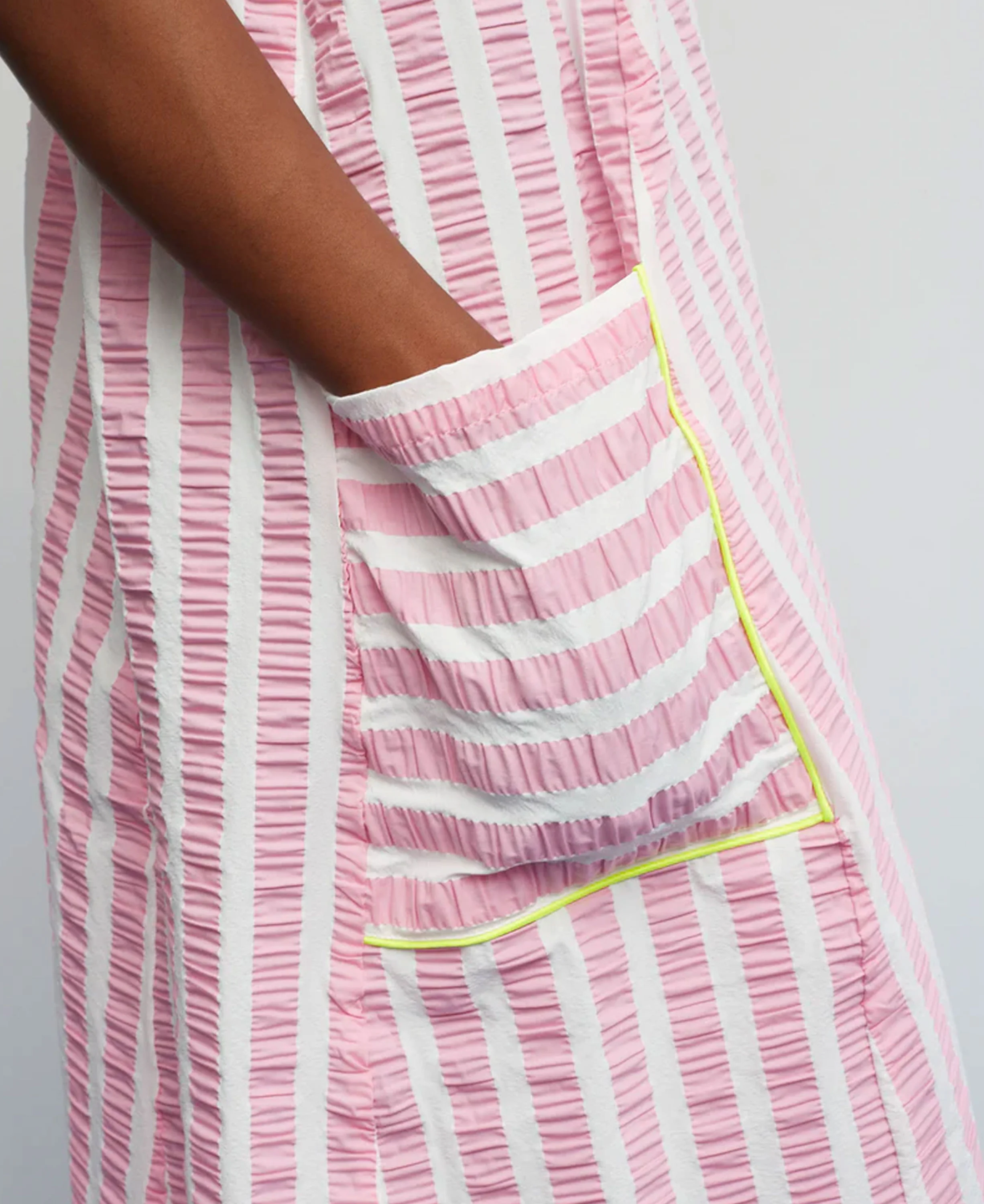 Lemonade Dress - Rose Stripes - Image 4