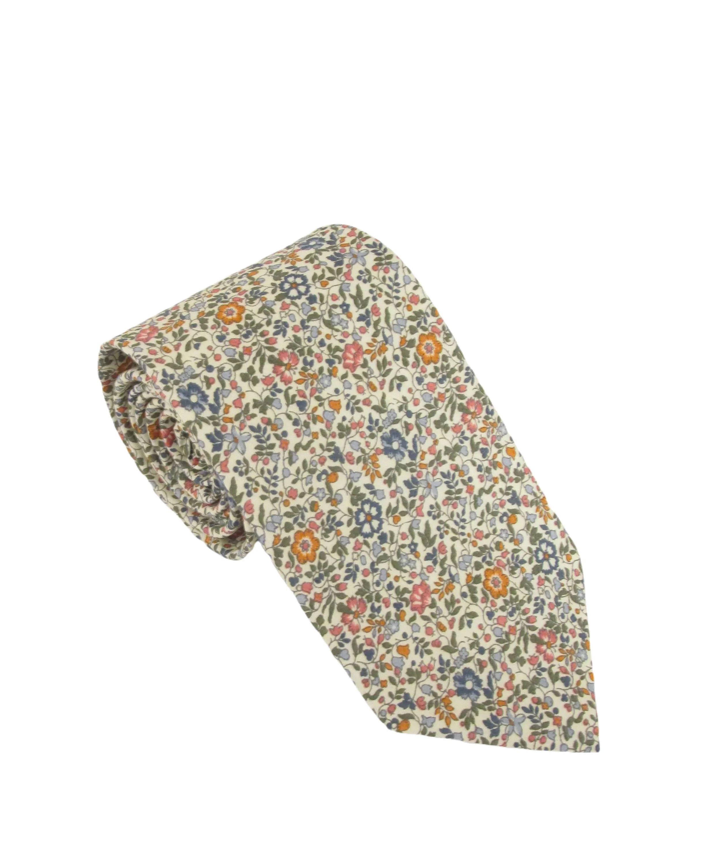 Liberty Cotton Tie - Katie & Millie Tan