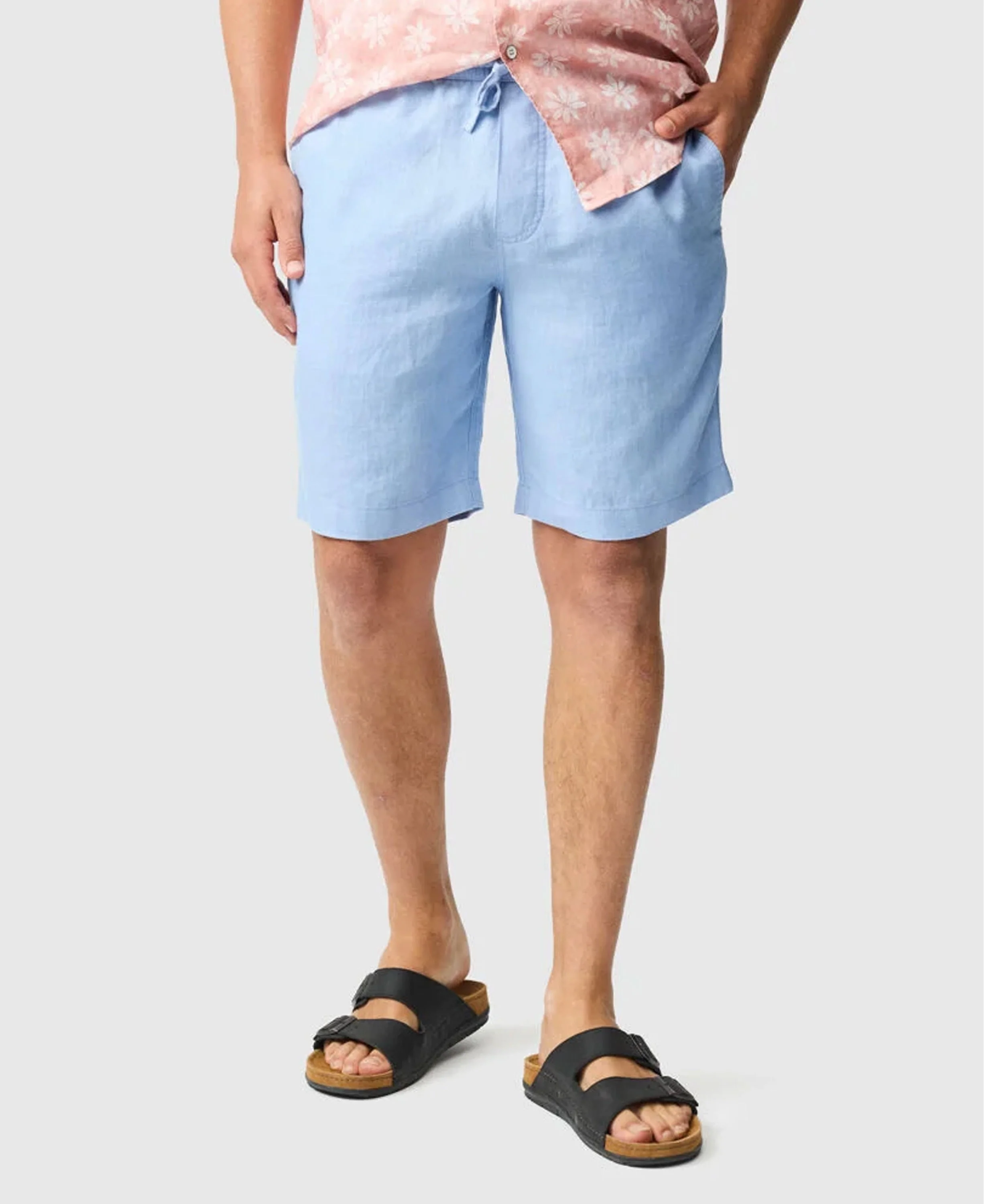Linen 9" Resort Short - Chambray - Image 2