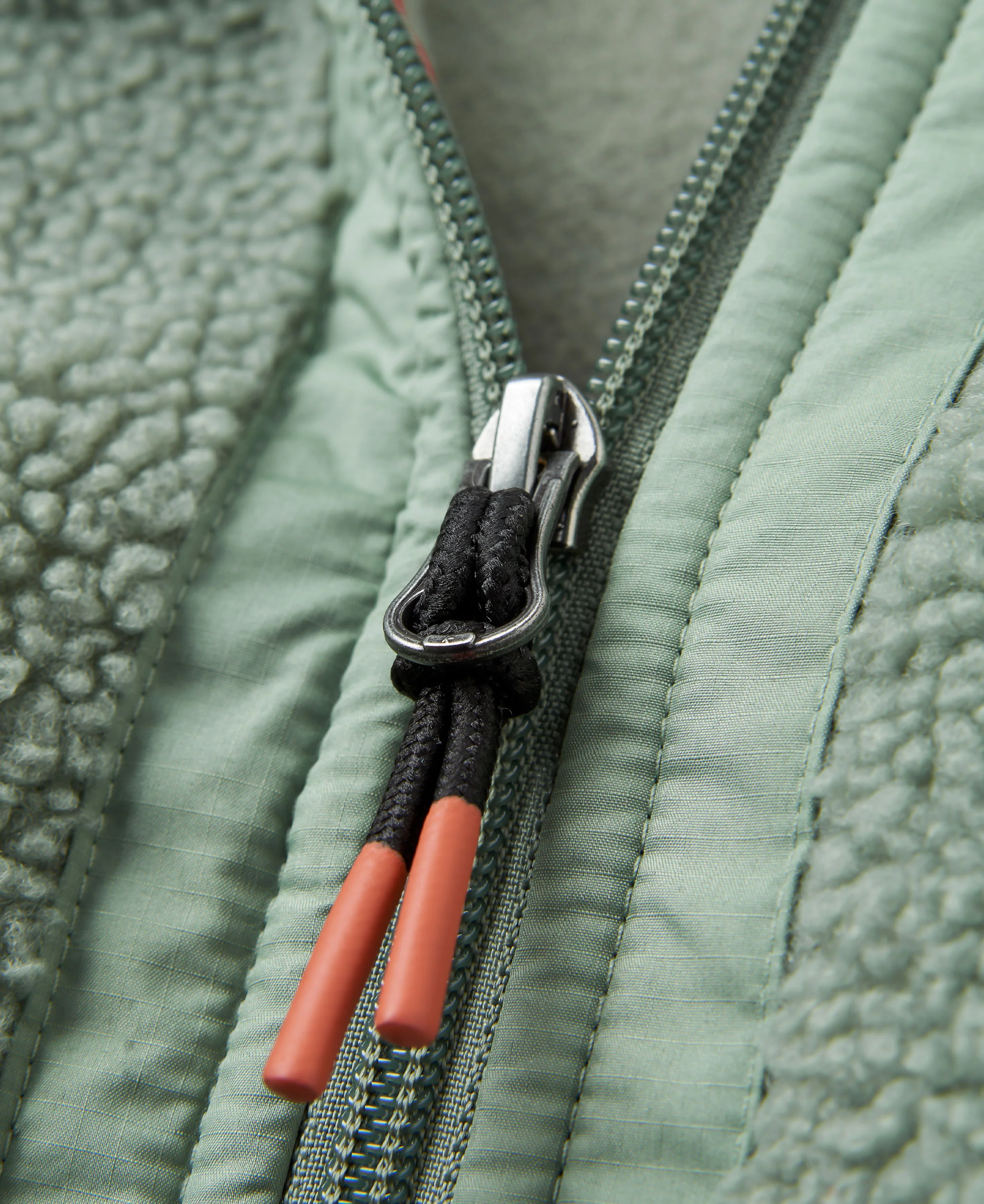 Lucia Recycled Sherpa Fleece - Pistachio - Image 3