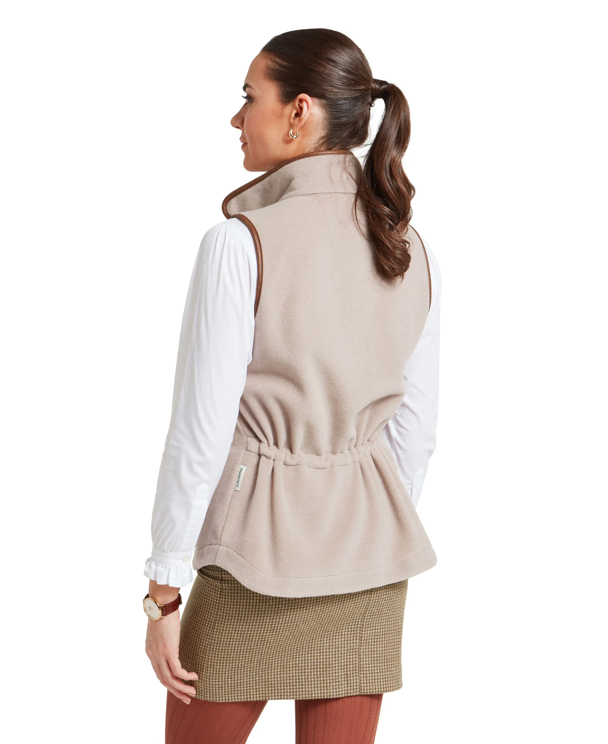 Lyndon II Fleece Gilet - Mushroom - Image 4