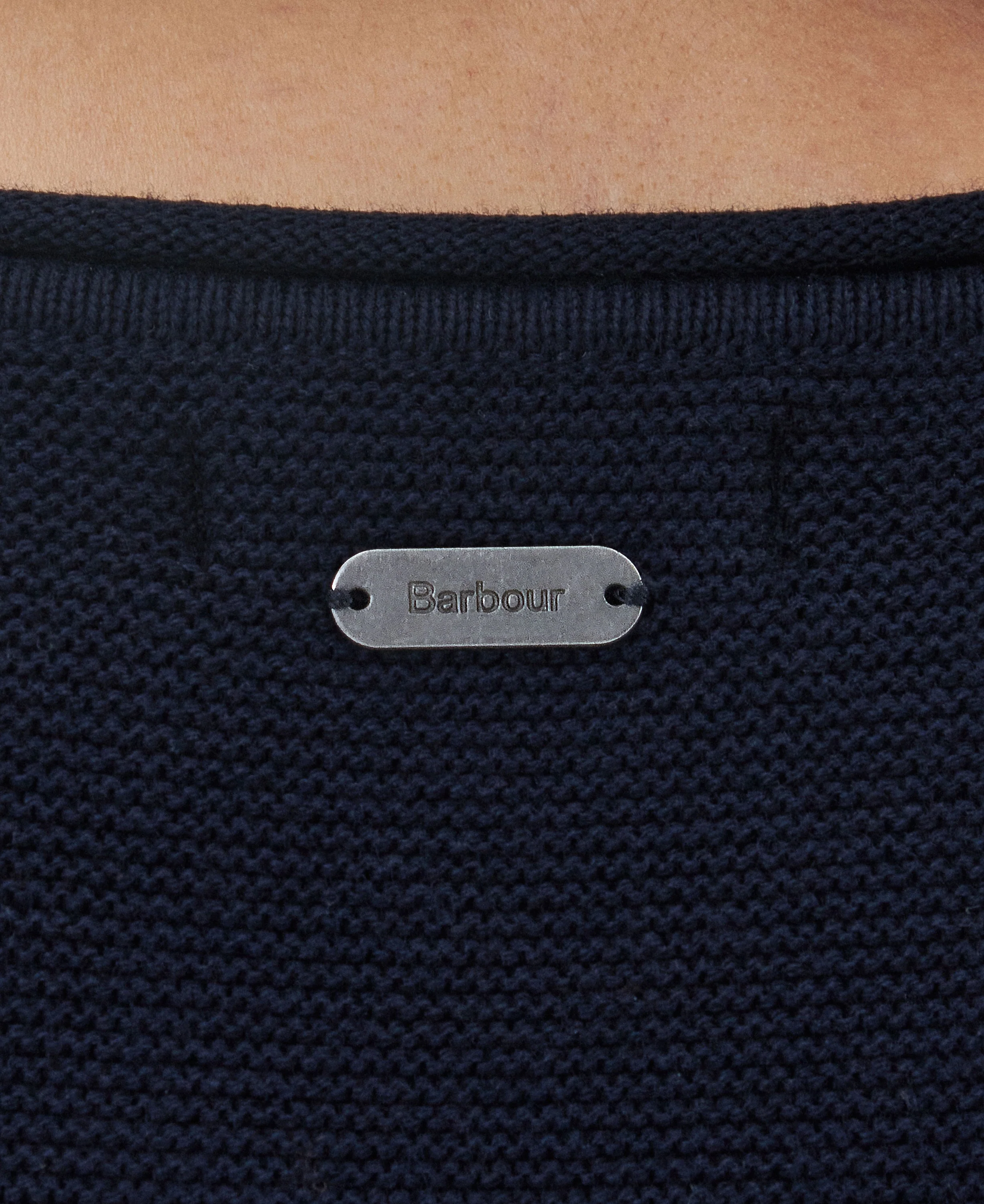 Marine Knitted Jumper - Navy - Image 6
