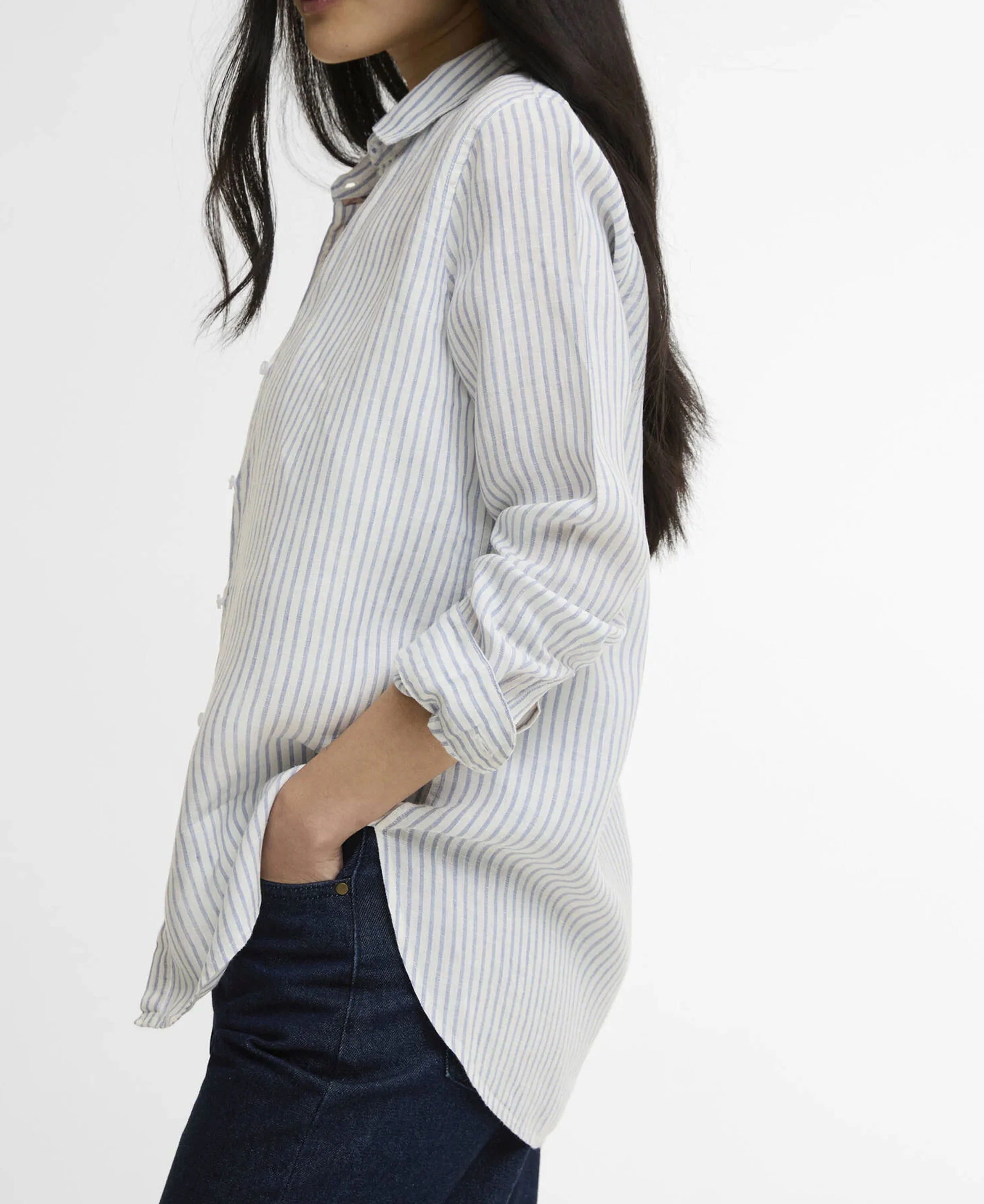 Marine Shirt - Chambray Stripe - Image 3