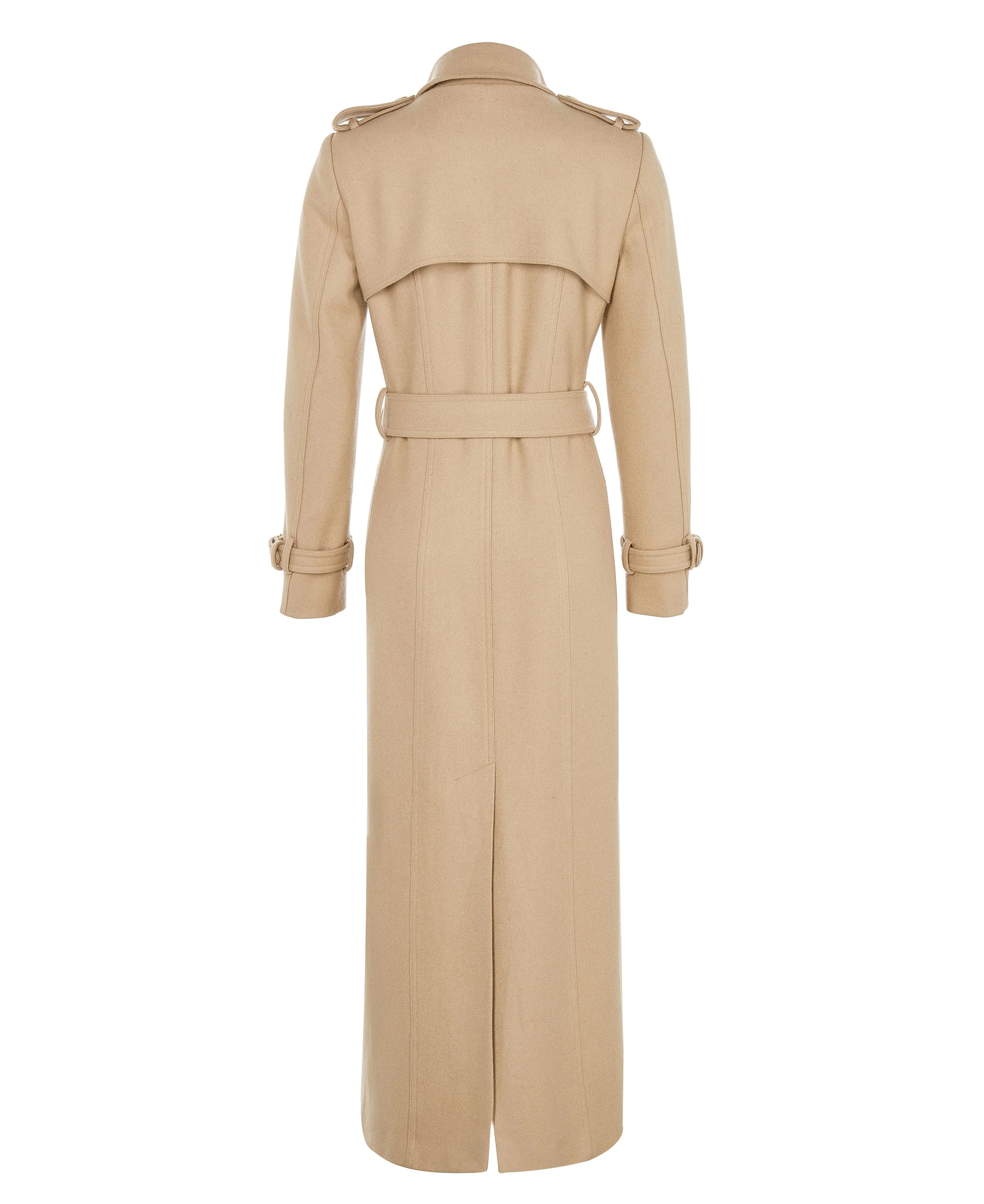 Full Length Marlborough Trench Coat - Camel - Image 3