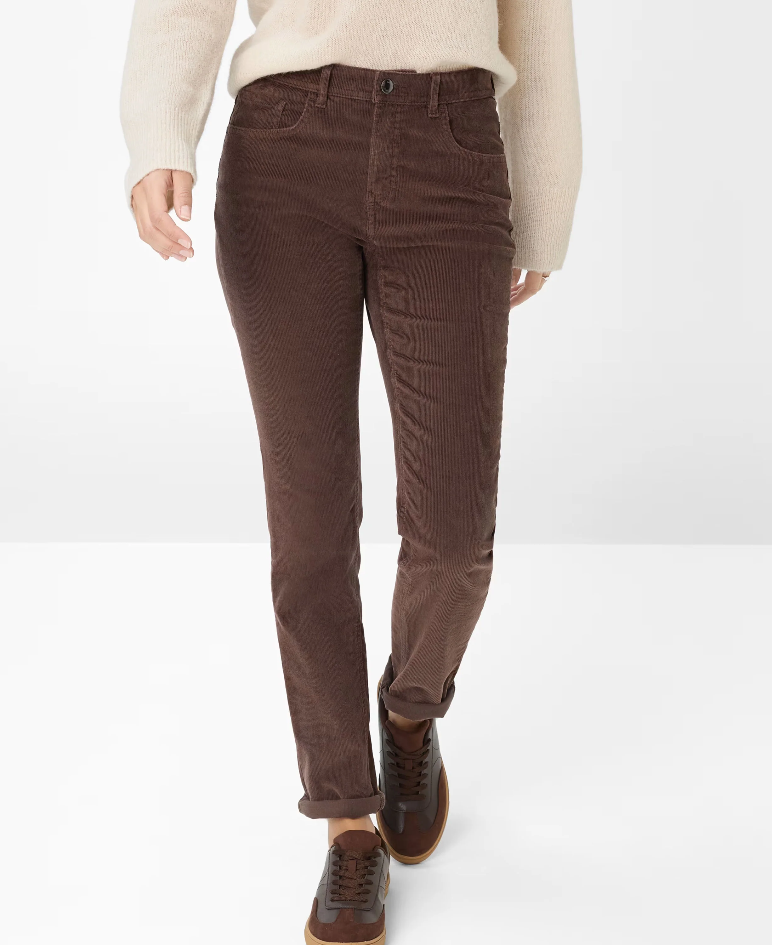 Mary Corduroy Trousers - Dark Chocolate - Image 3