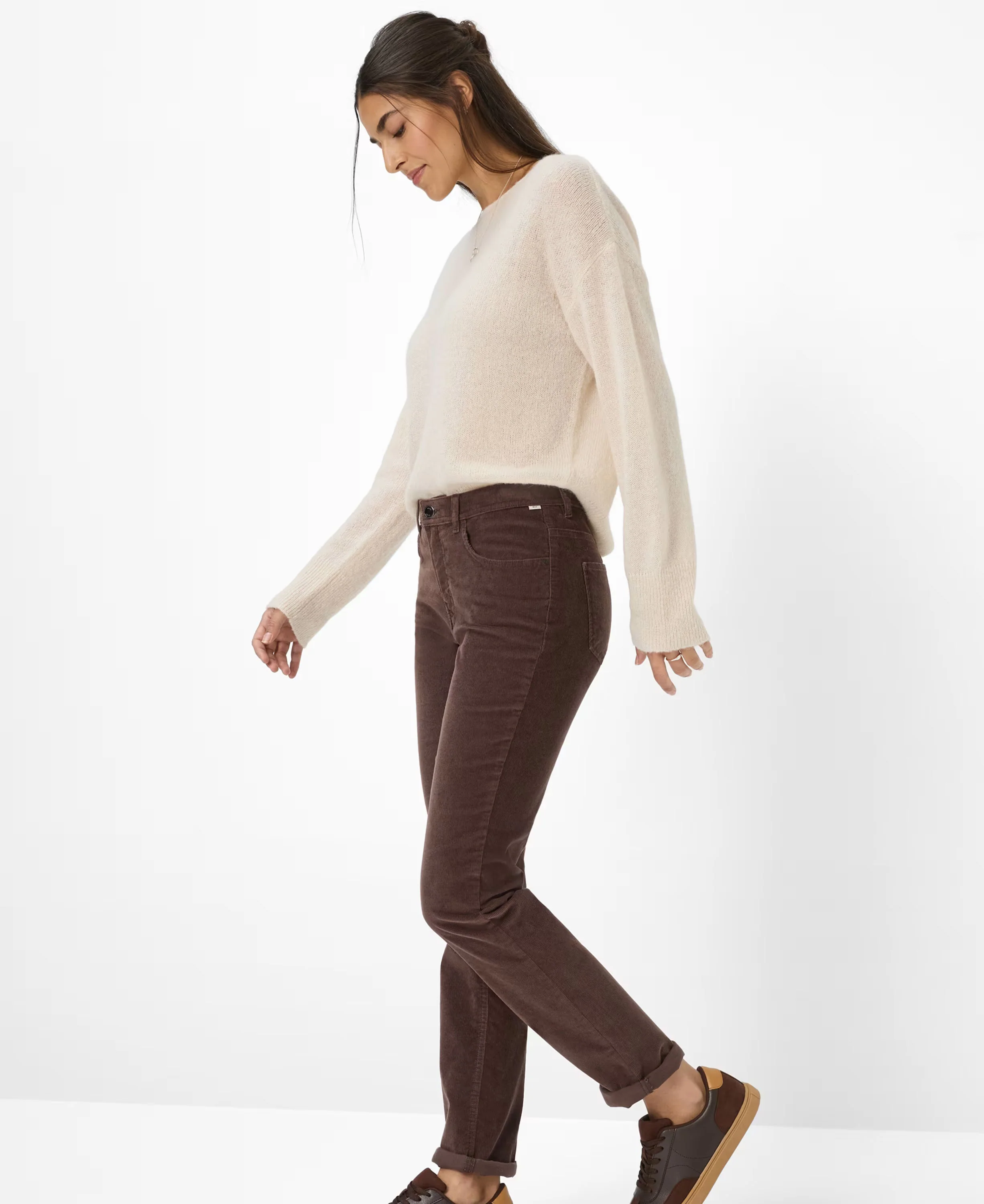 Mary Corduroy Trousers - Dark Chocolate - Image 5