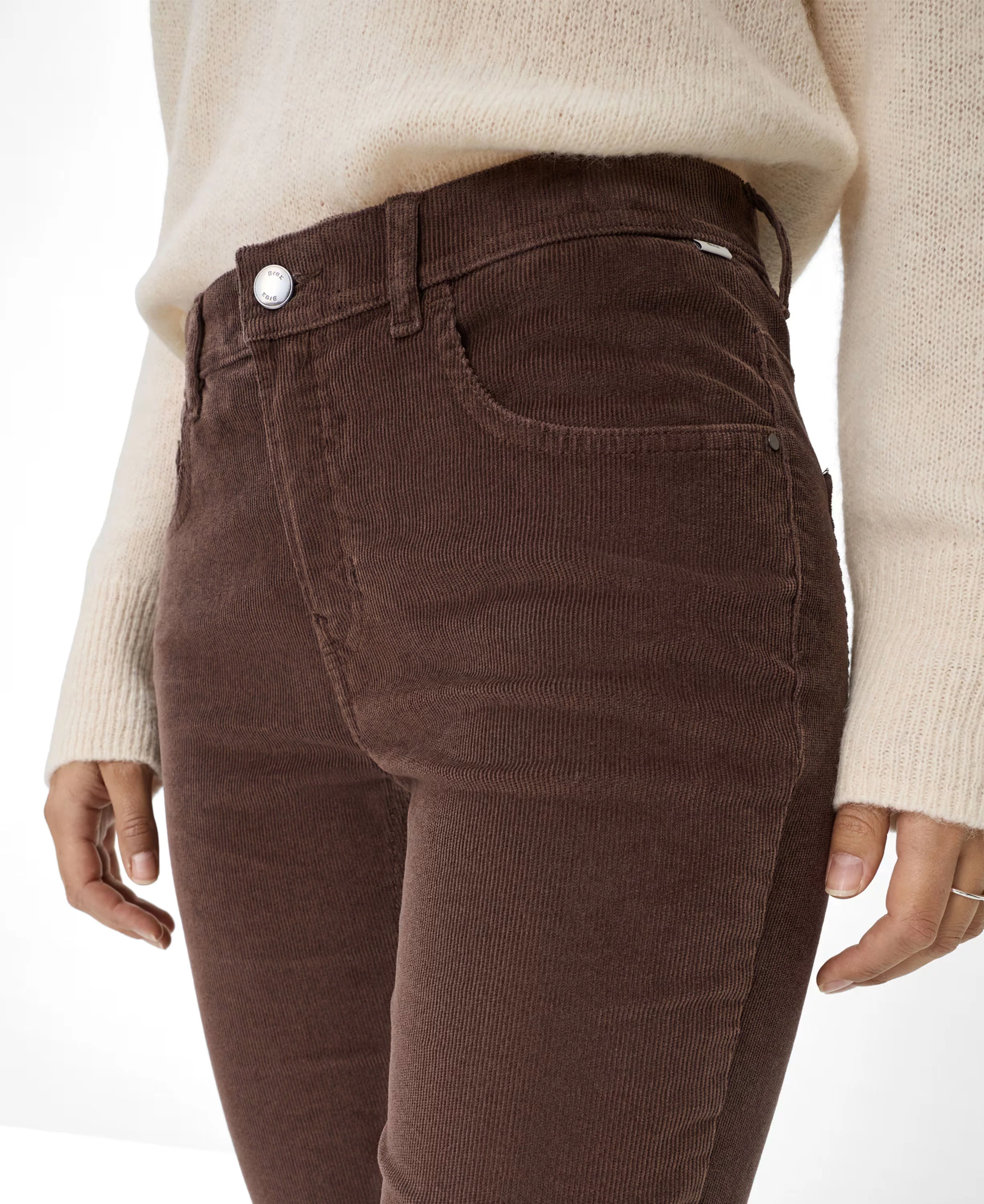 Mary Corduroy Trousers - Dark Chocolate - Image 6