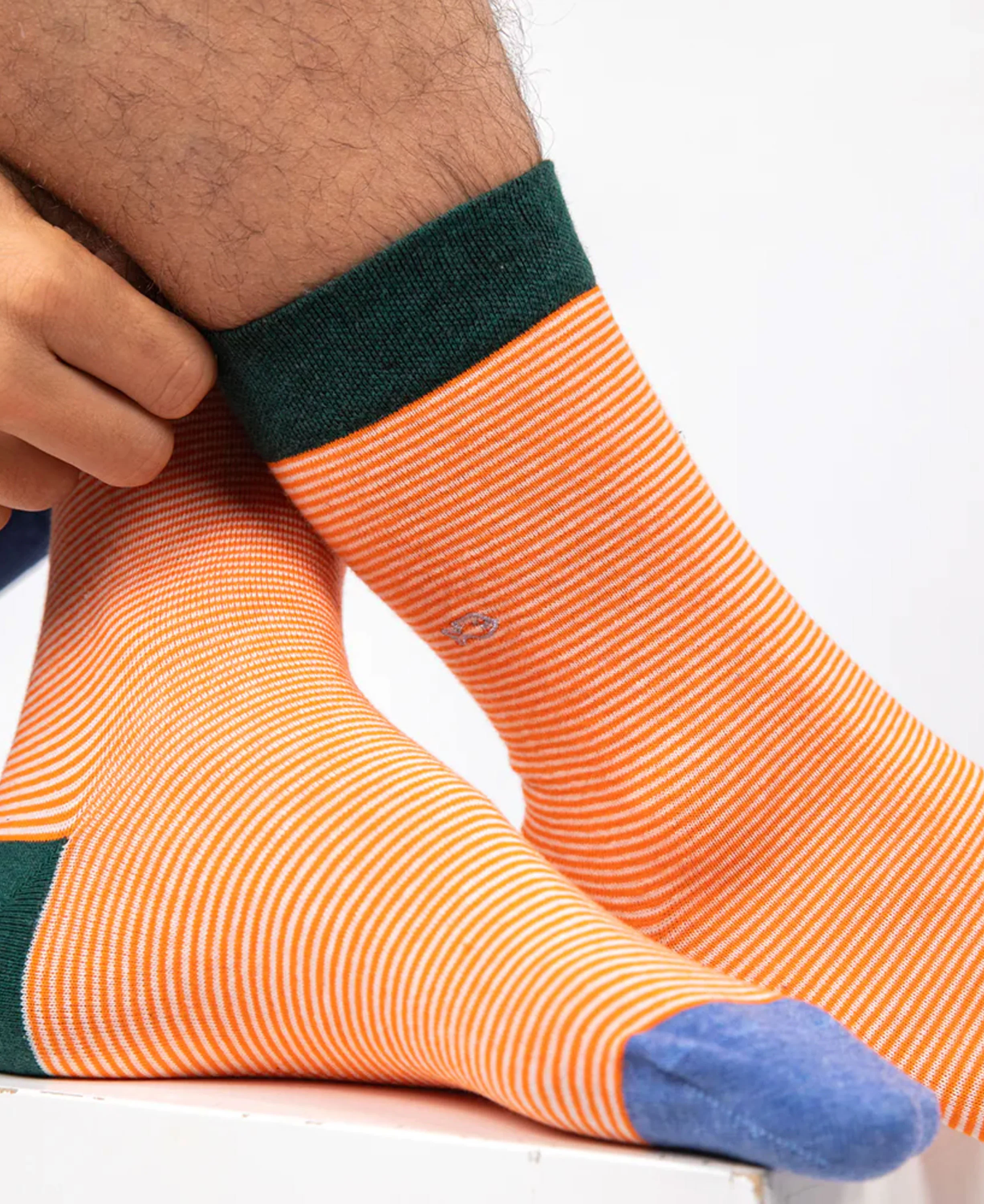 Men's Socks - L'Audacieuse Stripes - Image 3