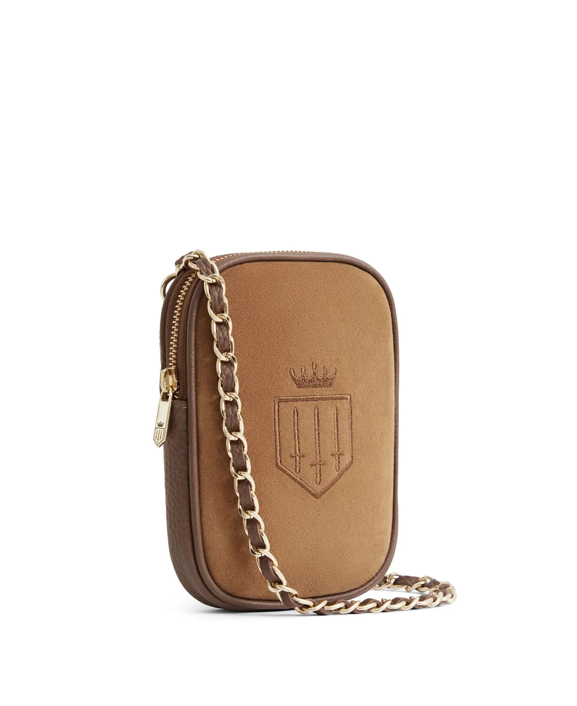 Mini Finsbury Cross Body Bag - Tan - Image 3