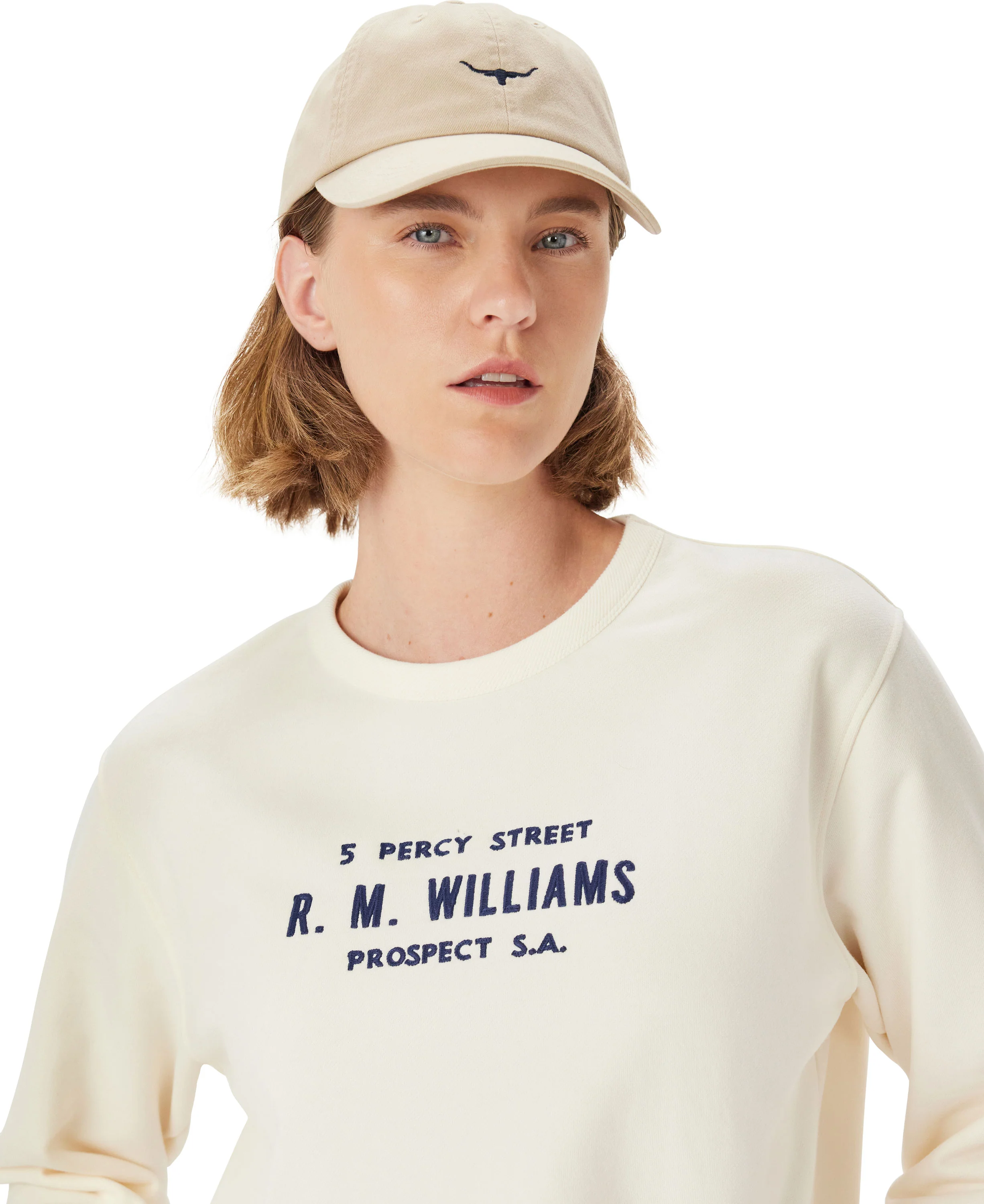 Mini Longhorn Twill Cap - Ecru - Image 2
