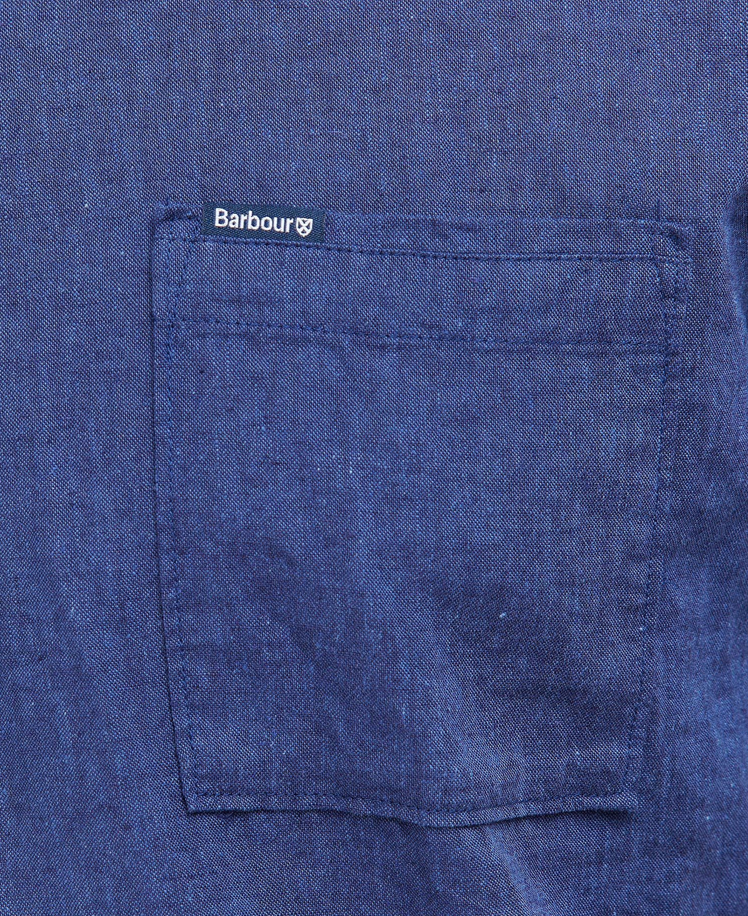 Nelson Short-Sleeve Regular Shirt - Indigo - Image 6