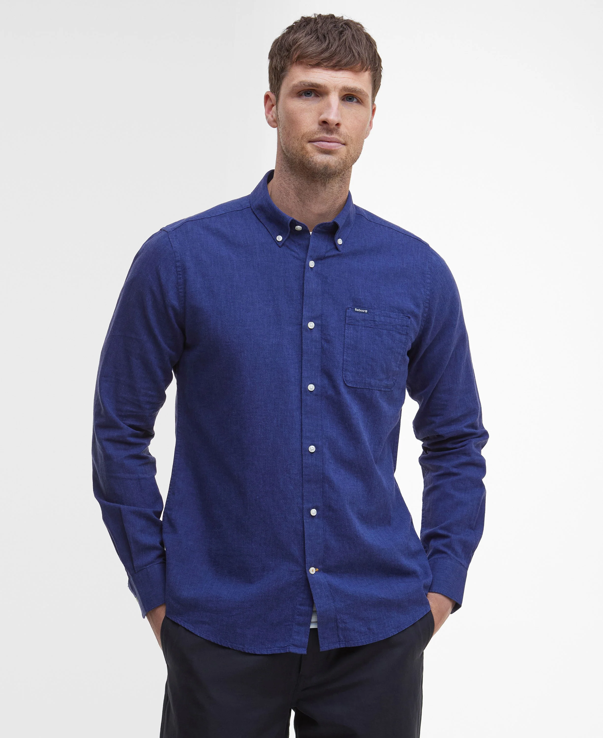Nelson Tailored Shirt - Indigo - Image 2