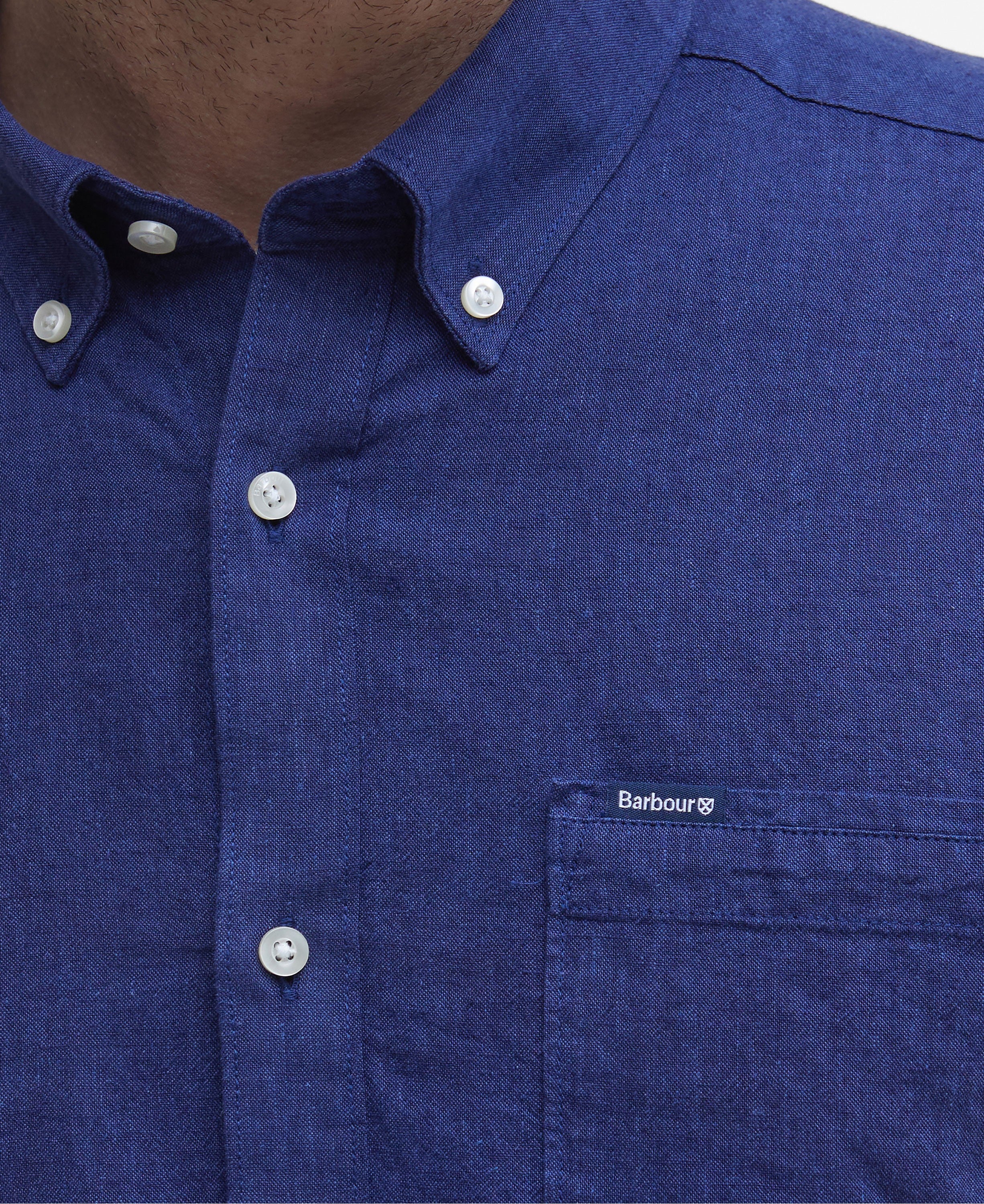 Nelson Tailored Shirt - Indigo - Image 6