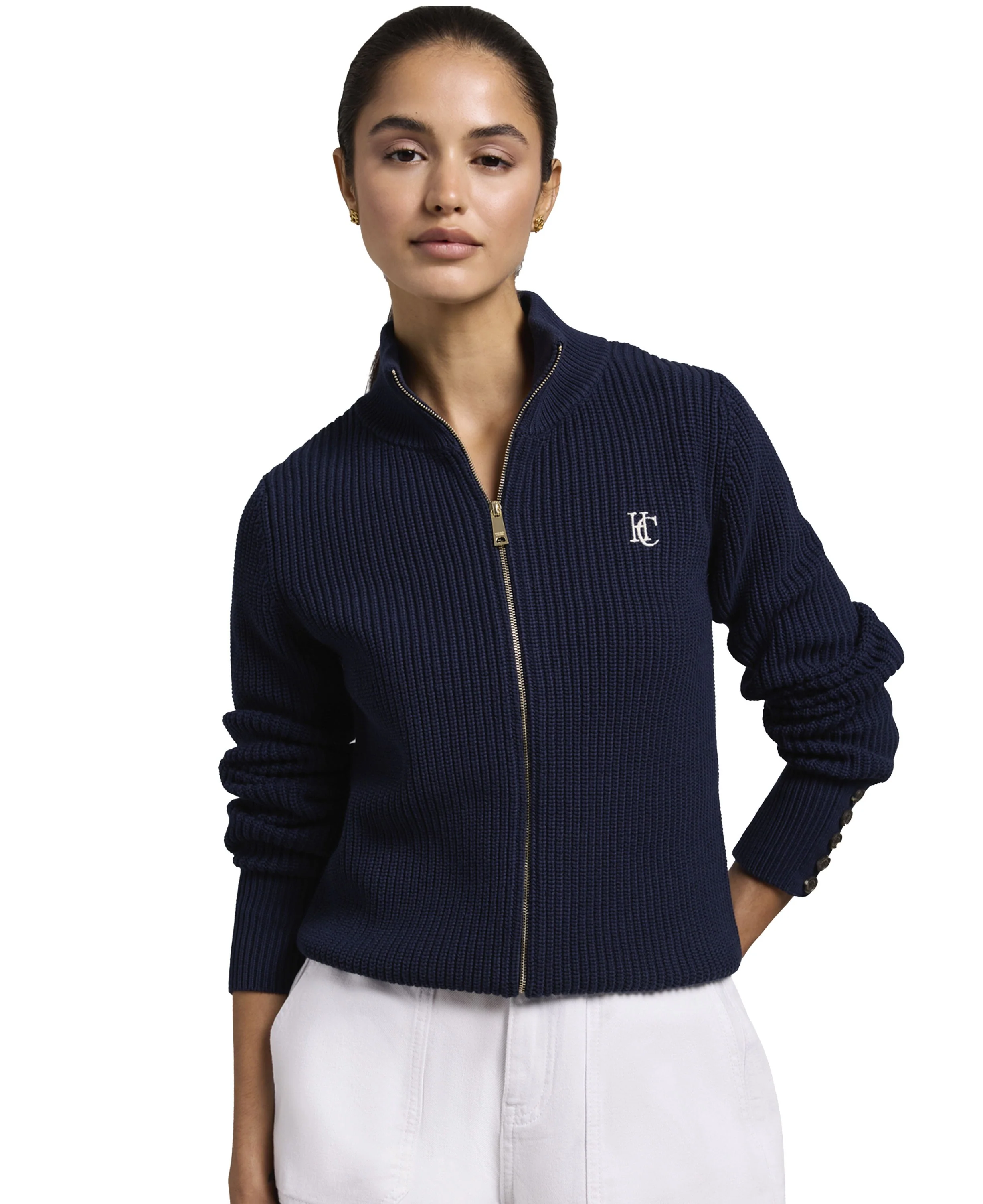 Northleach Cardigan - Ink Navy - Image 2