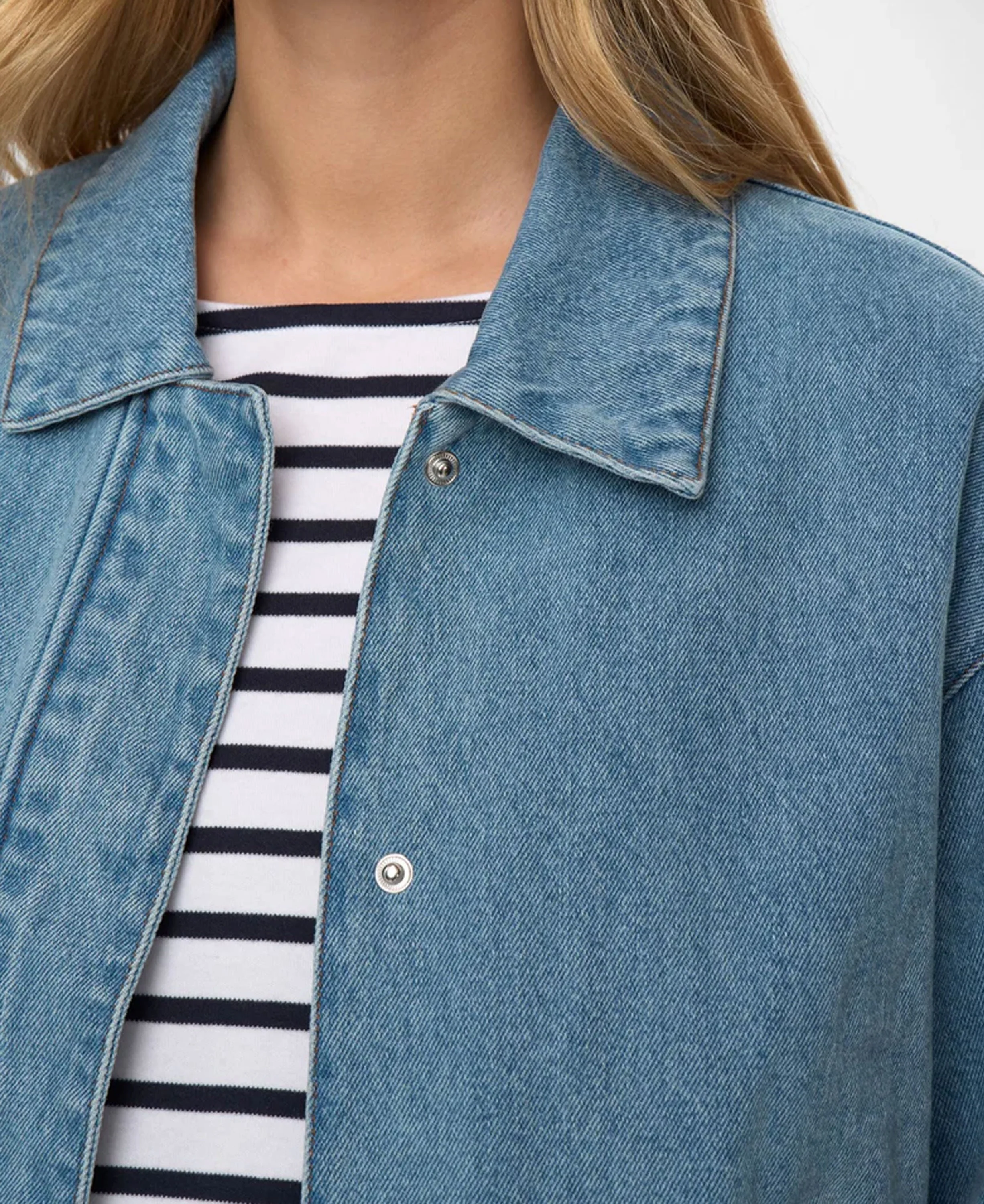 Nudenima Jacket - Medium Blue Denim - Image 2
