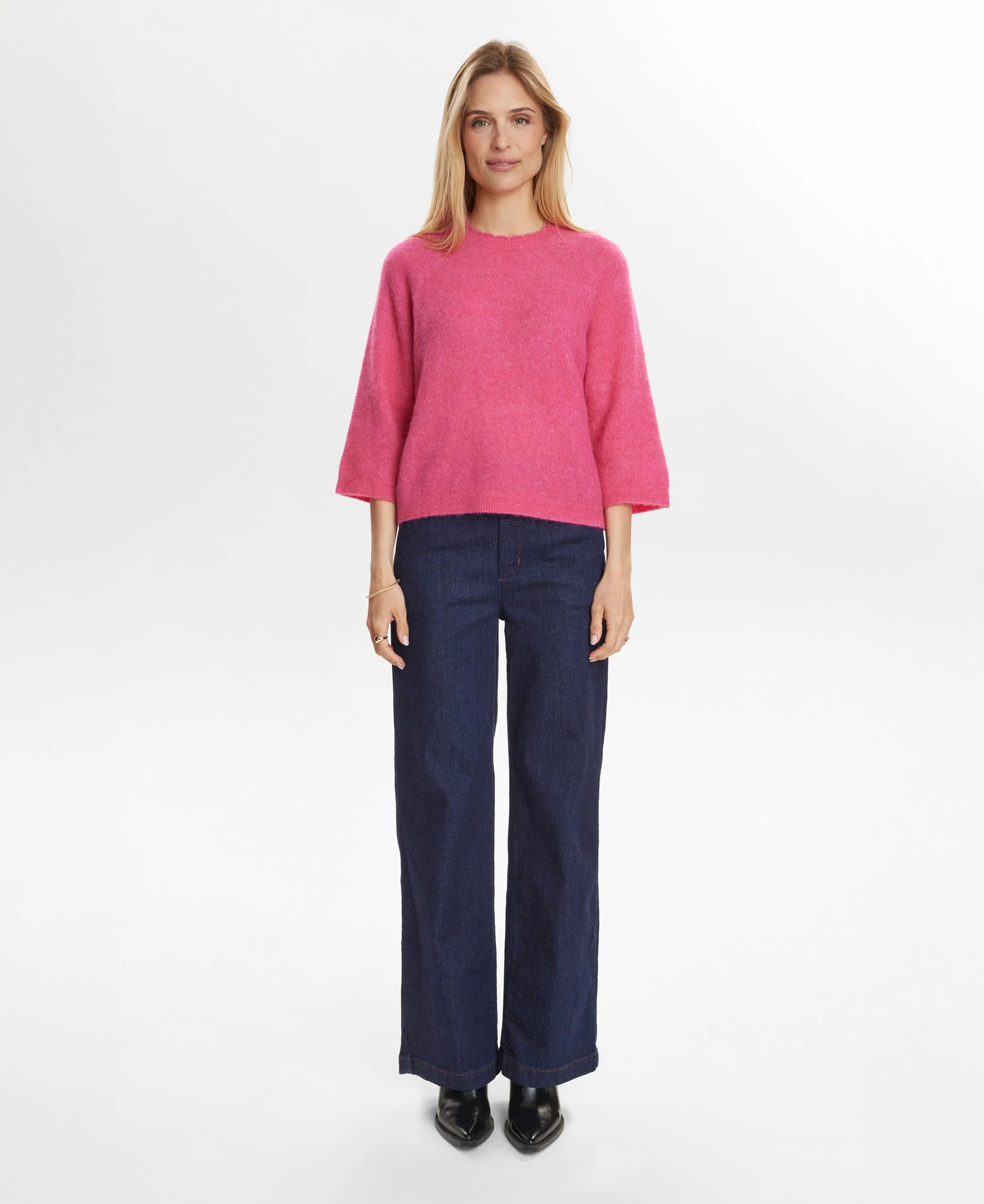 Nuriette Selma Pullover - Fandango Pink - Image 3