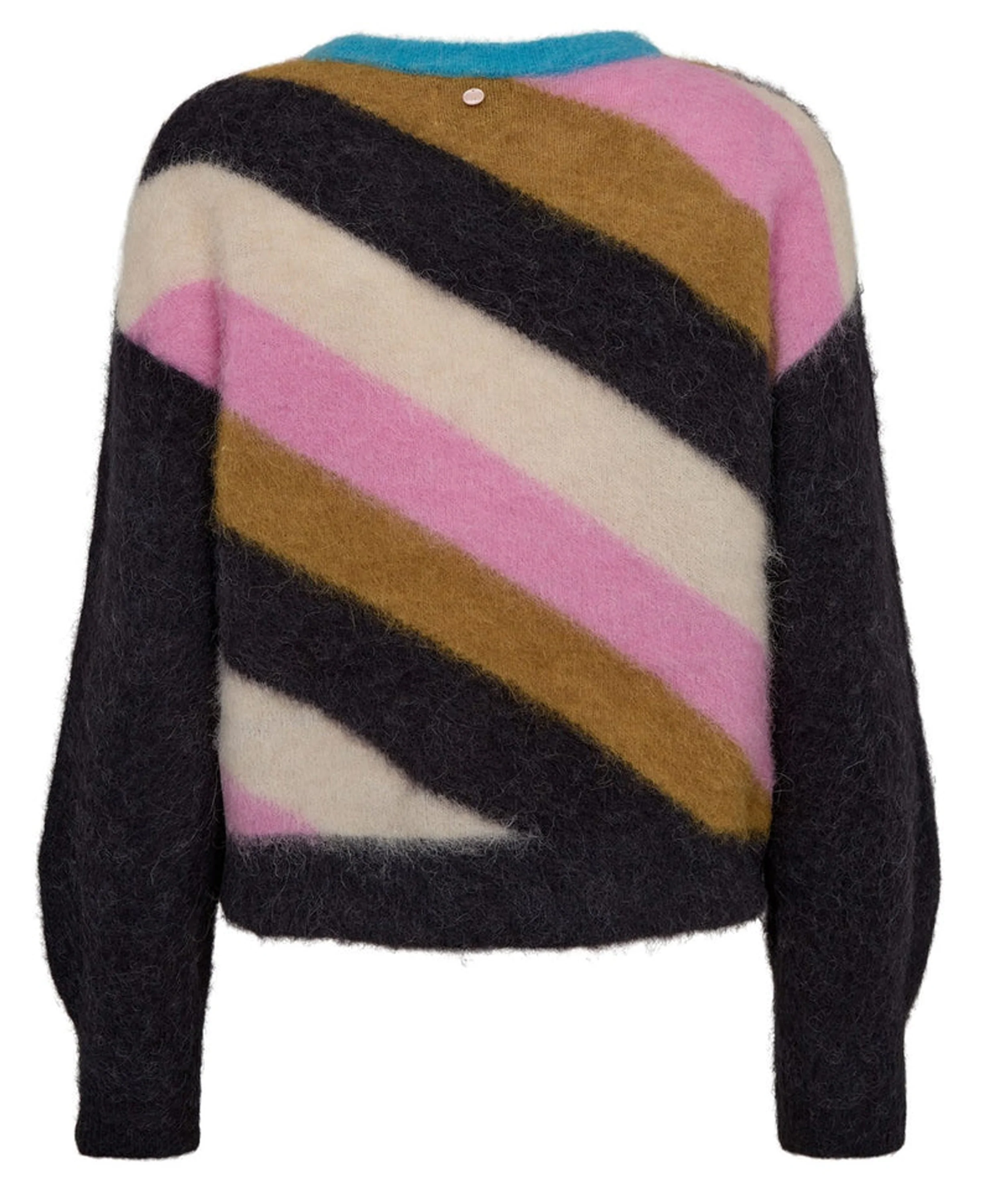 Nusuri Multi Stripe Pullover - Obsidian - Image 2