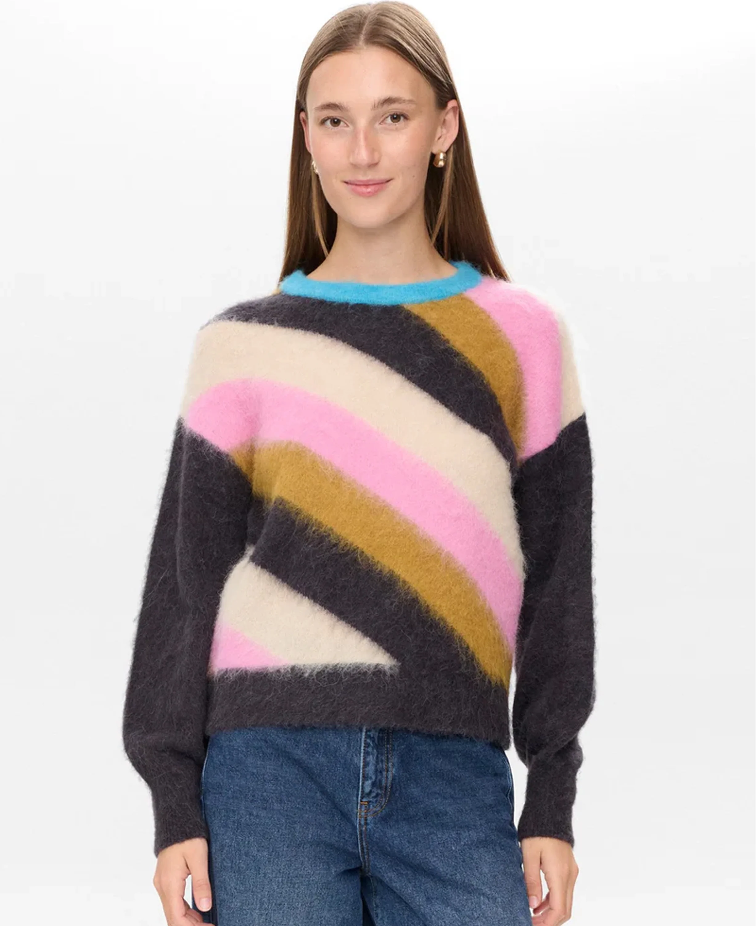 Nusuri Multi Stripe Pullover - Obsidian - Image 3