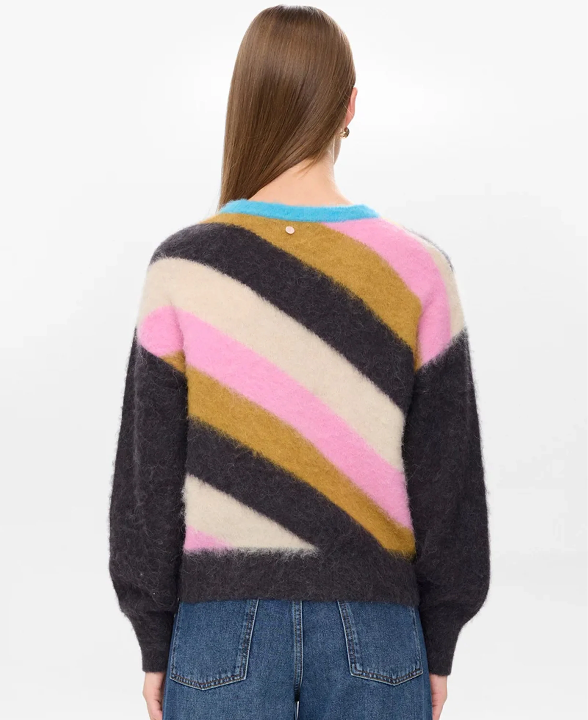 Nusuri Multi Stripe Pullover - Obsidian - Image 4